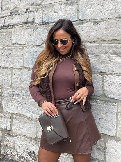 Mood Skirt Brown - MyBajka