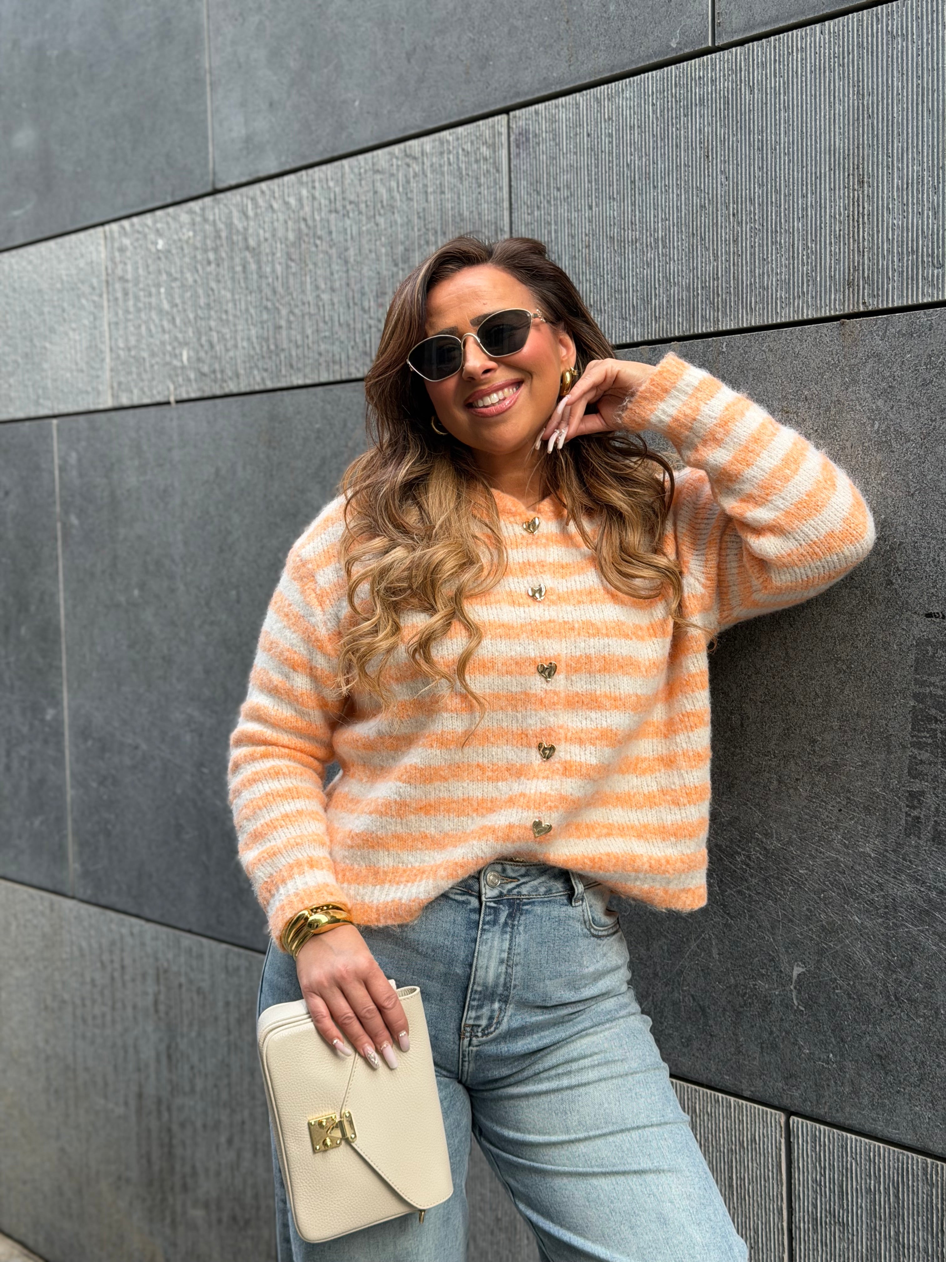 My Heart Stripes Orange