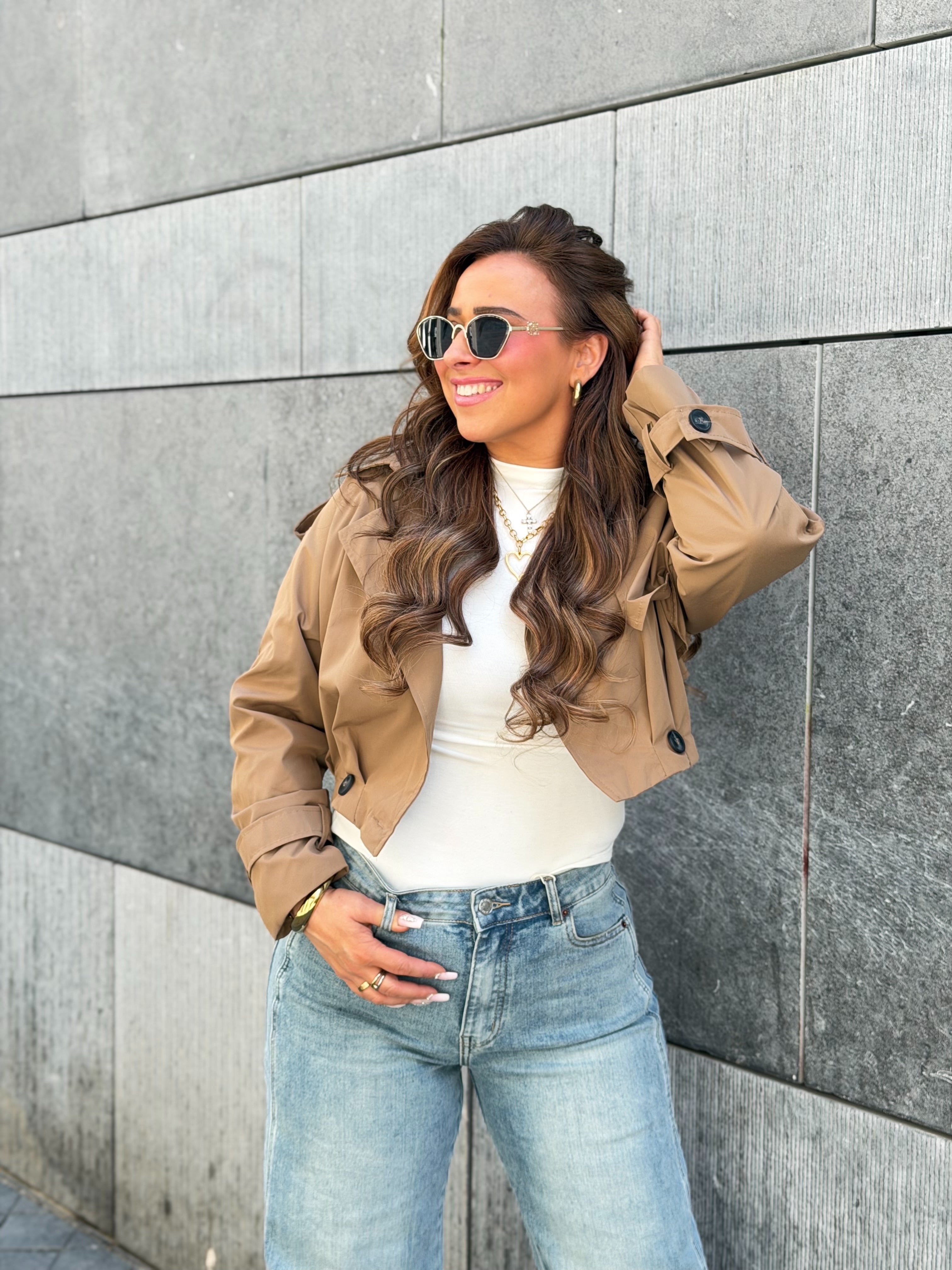 Trenchy Camel Short