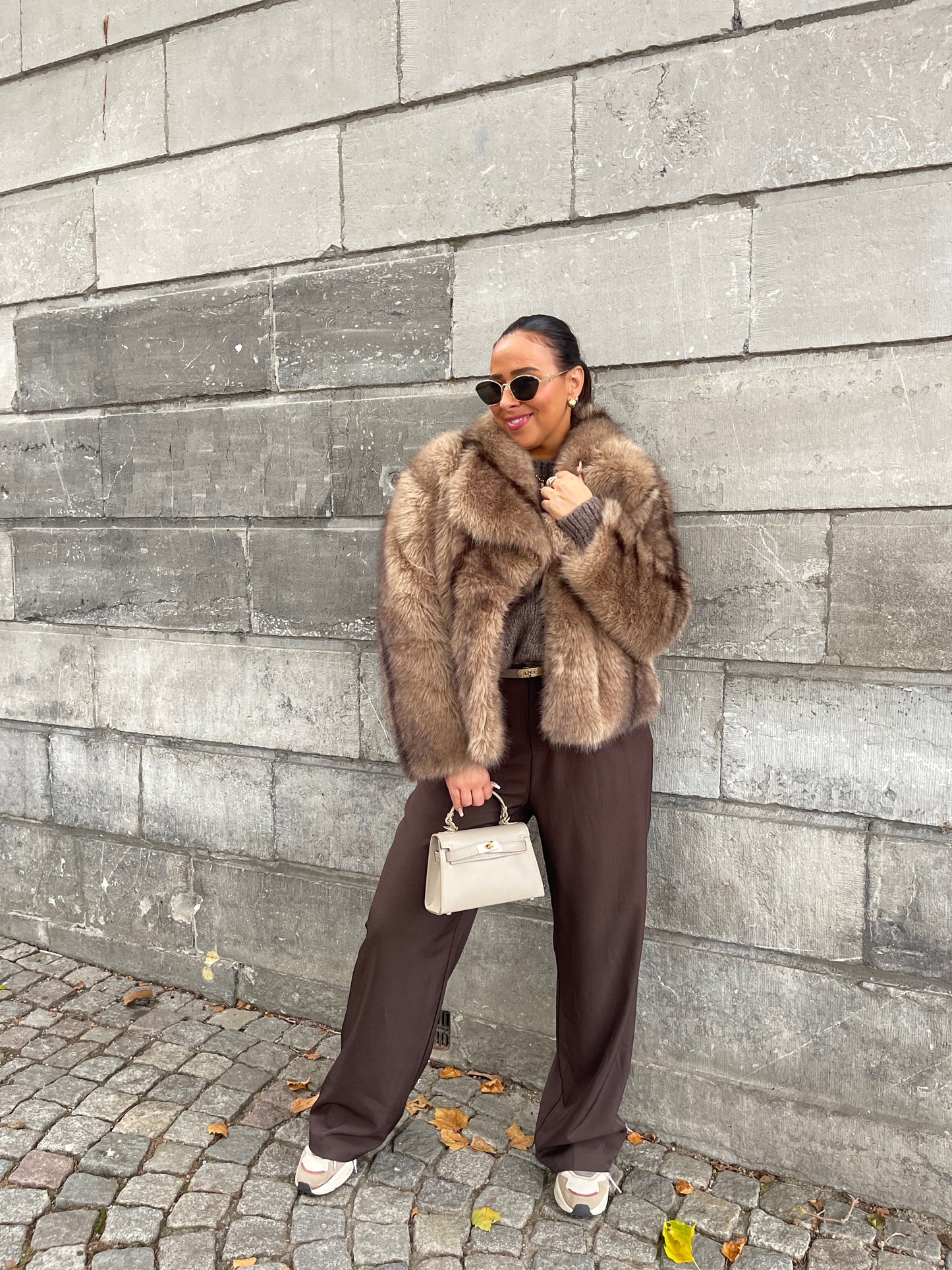 Magical Faux Fur Brown/Taupe