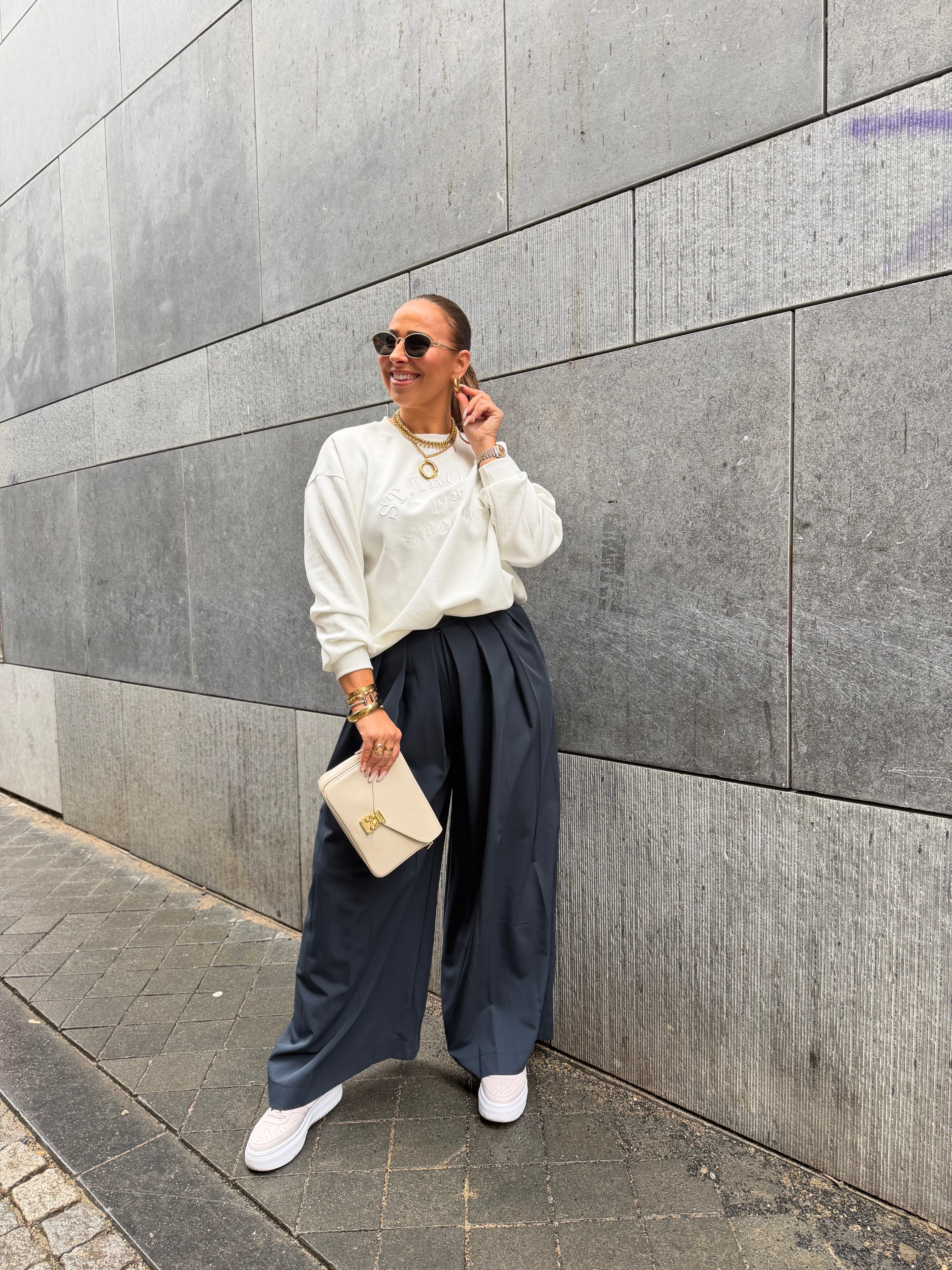 Shining Lover Pantalon Marine Blue