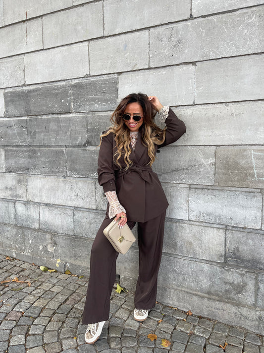 Love Story Blazer Brown