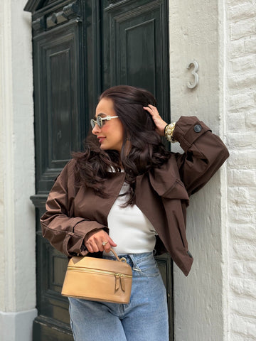 Trenchy Brown Short