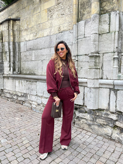 In The Style Jacket Burgundy