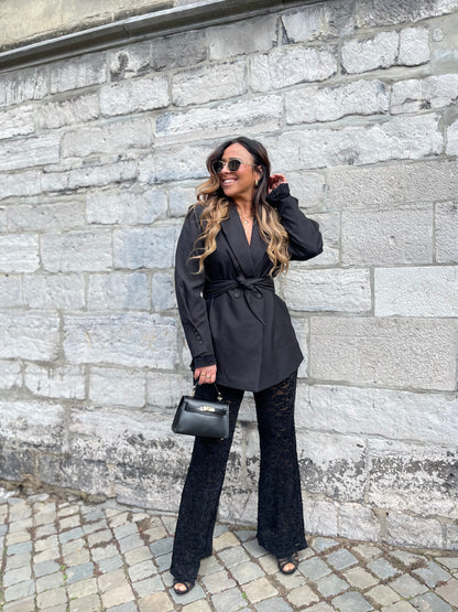 Midnight Lover Lace Pants Black - MyBajka