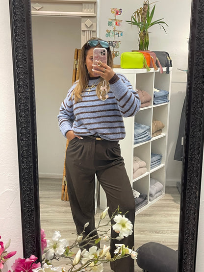 Light Blue Stripe Sweat - MyBajka