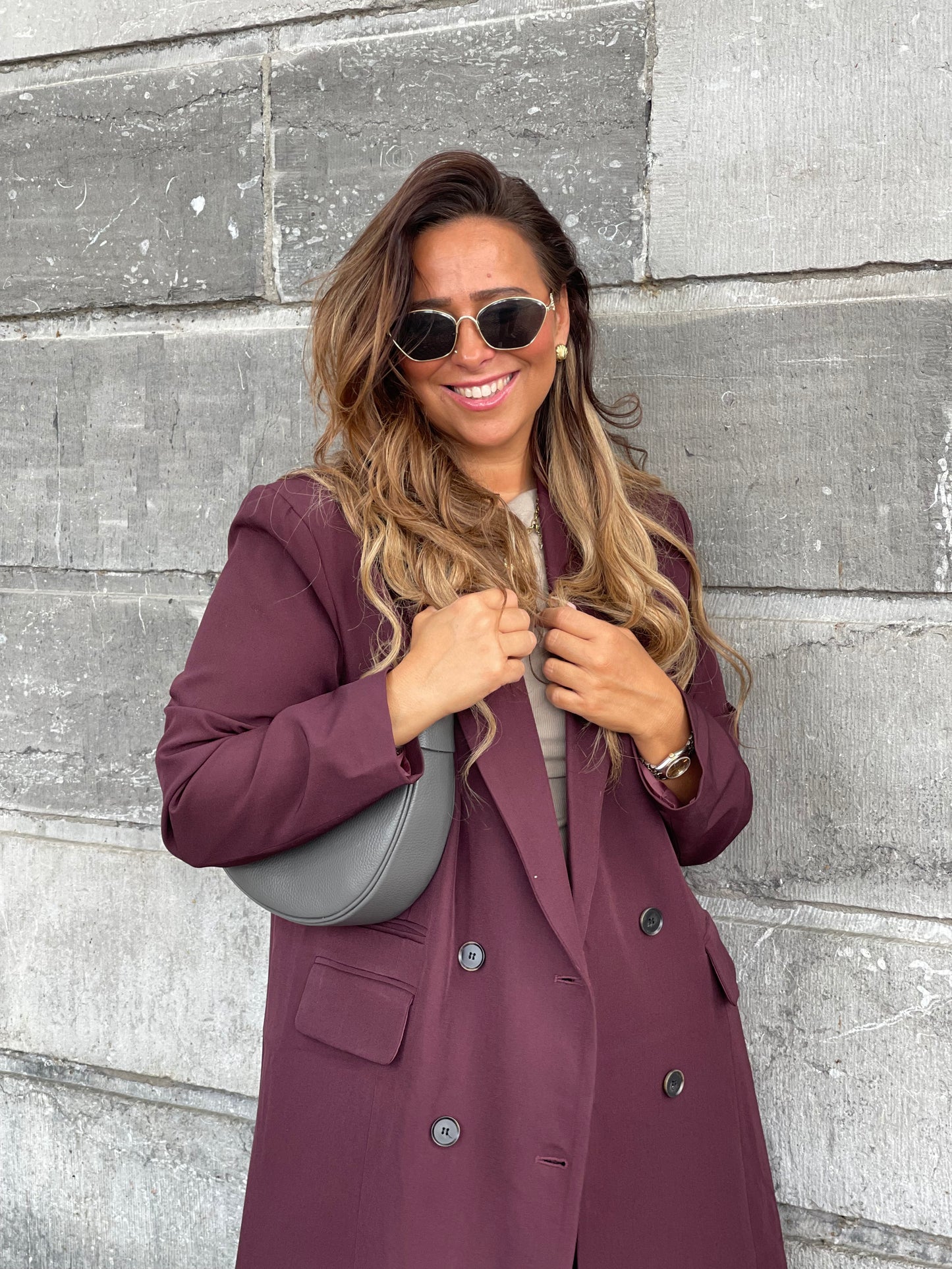 Love Story Coat Burgundy