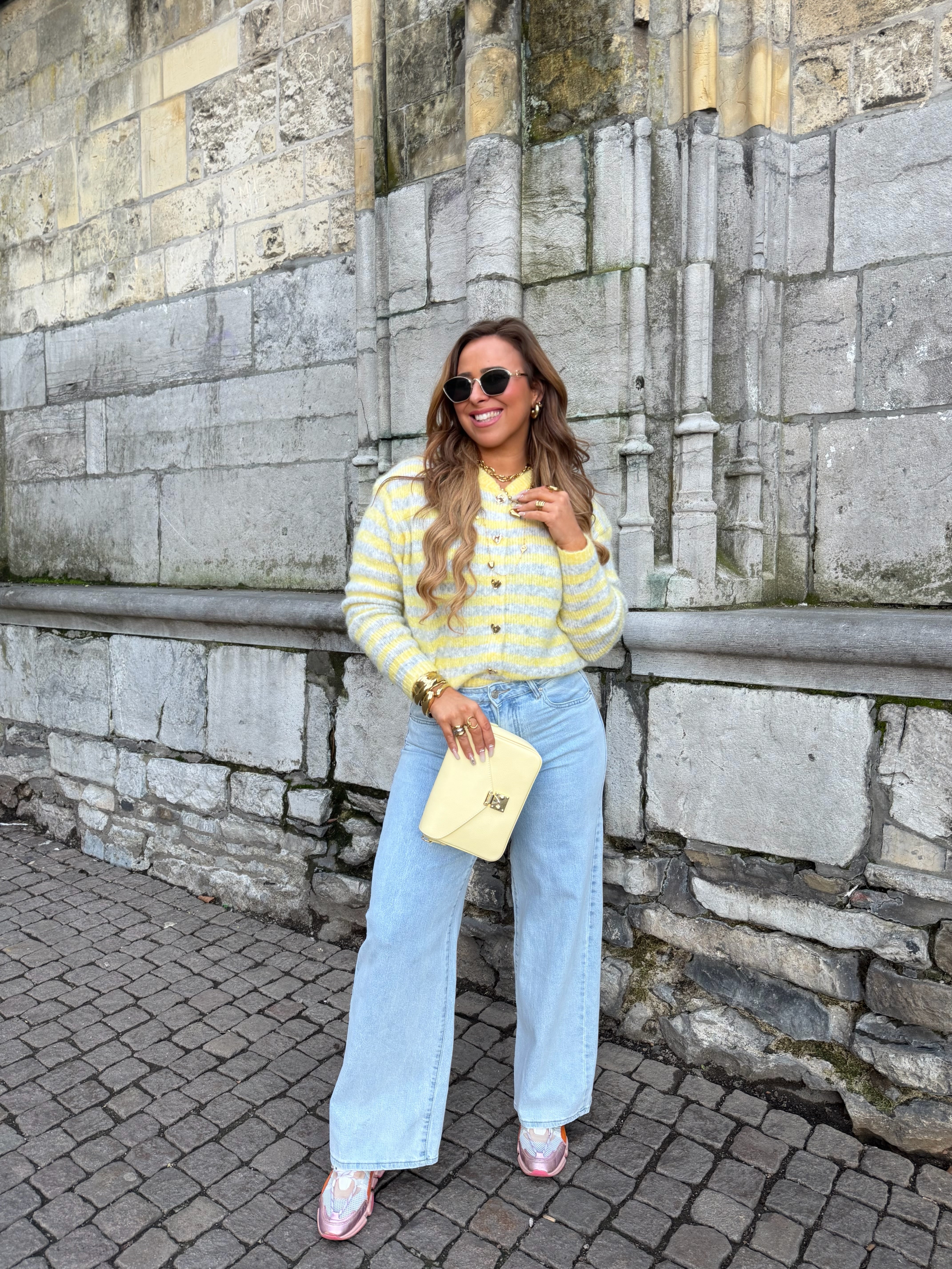 My Heart Stripe Butter Yellow