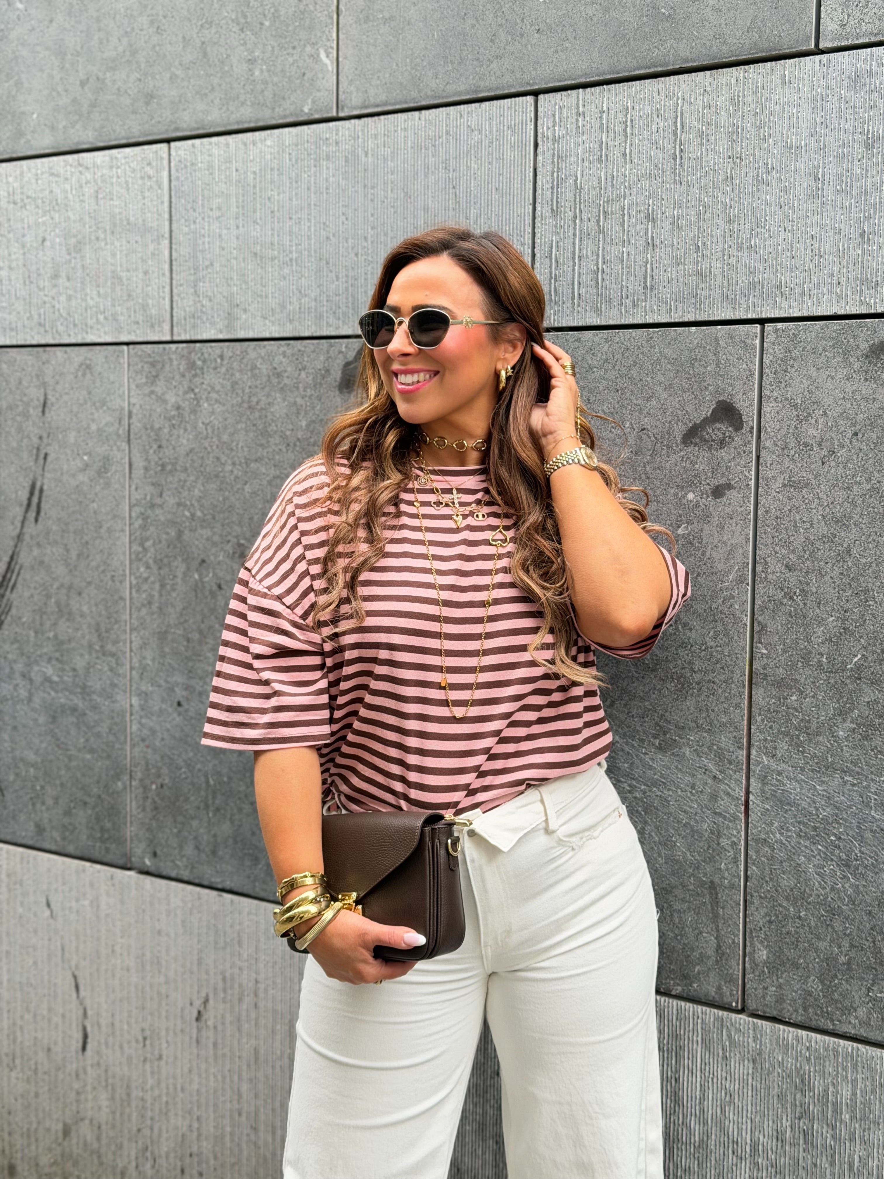 Folded Jeans White
