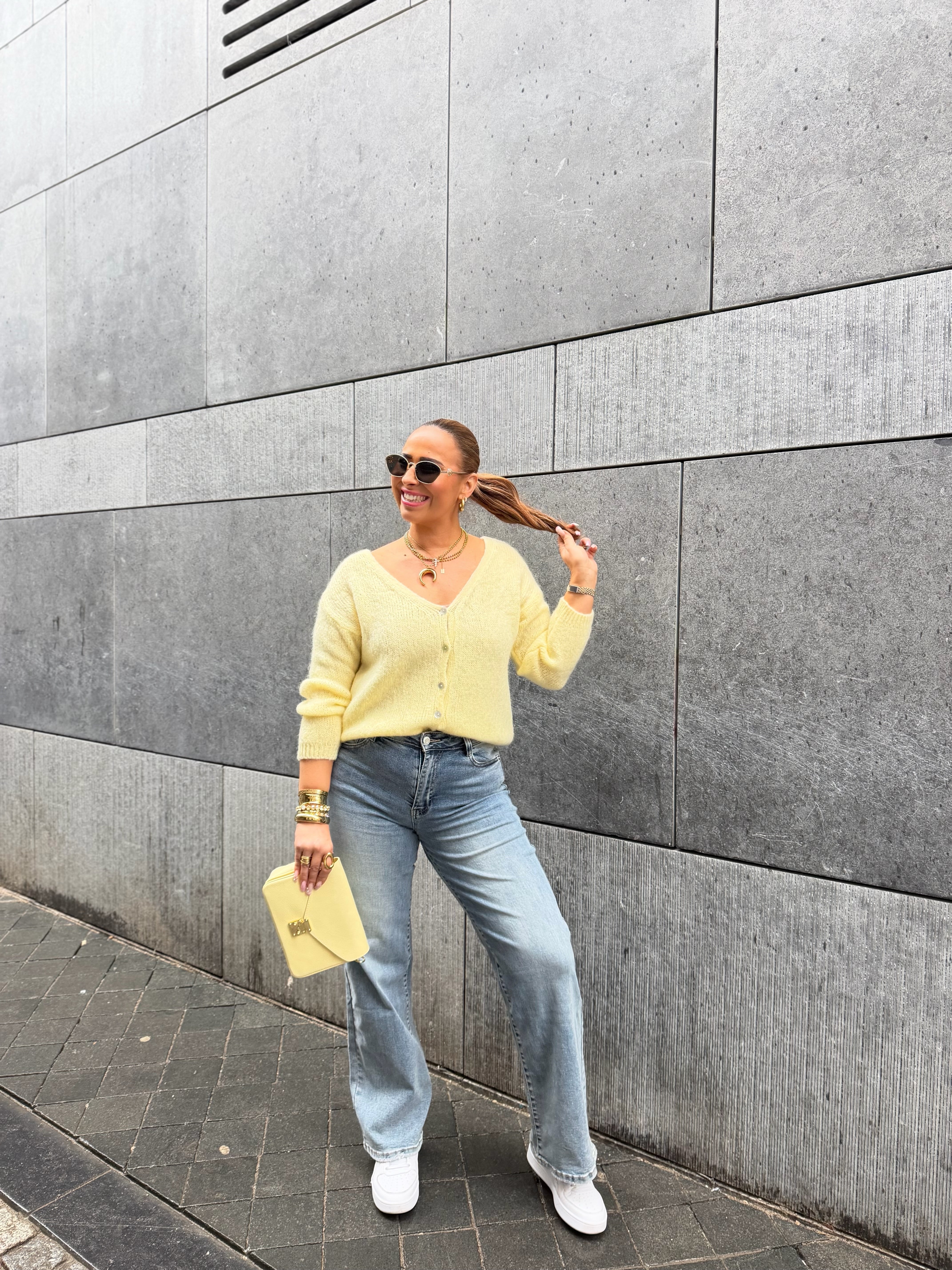 Love The Vibes Cardigan Butter Yellow
