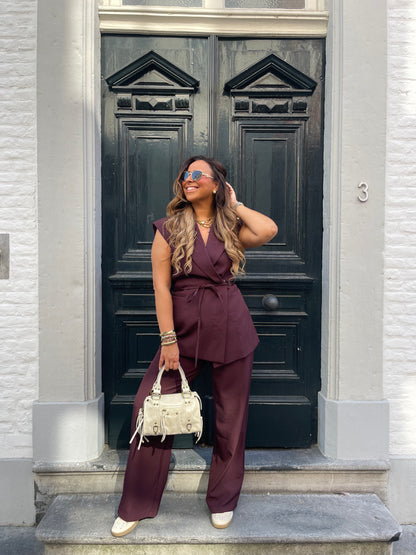 Love Story Gilletje Blazer/Dress Burgundy