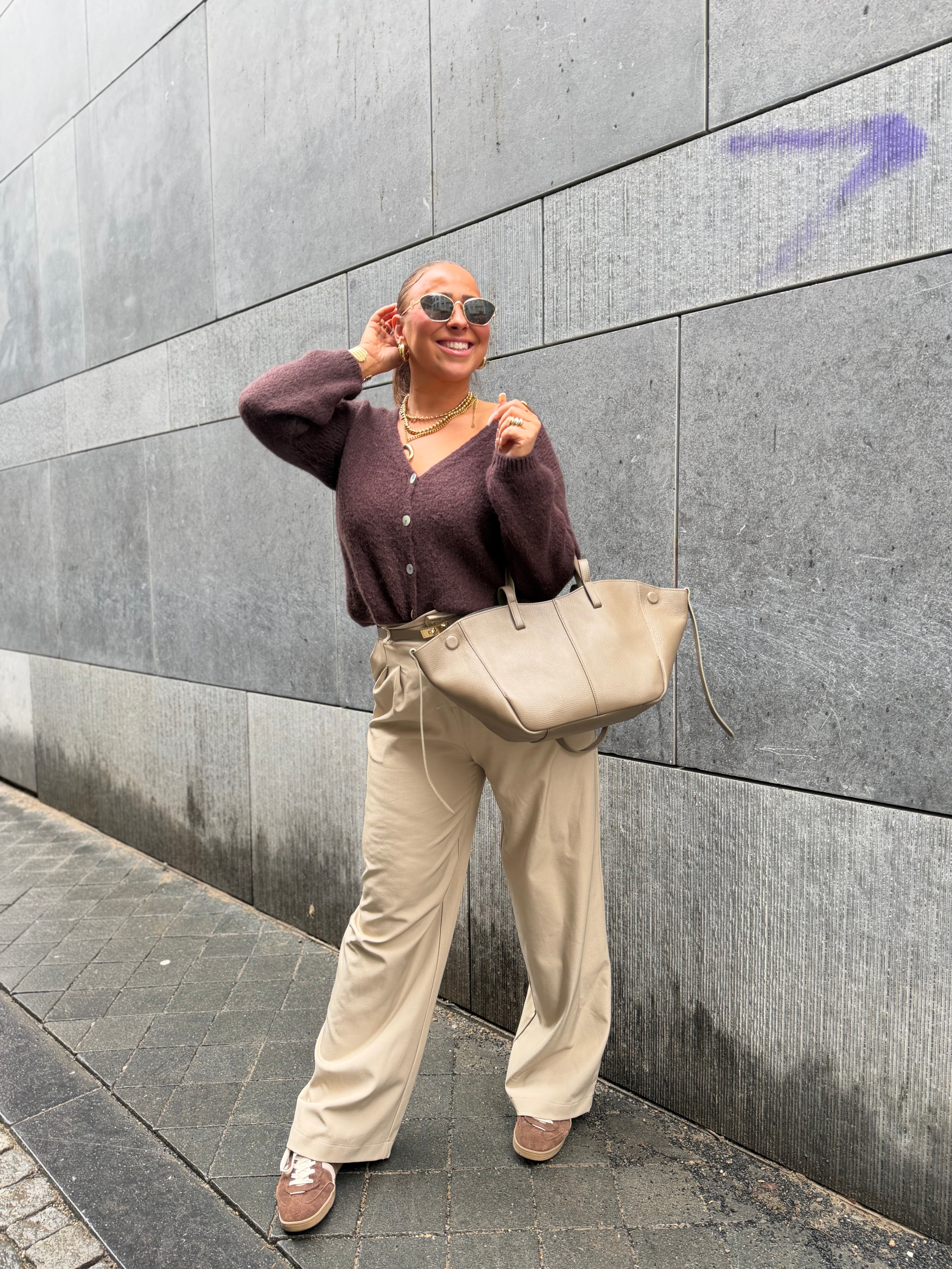 Love The Vibes Cardigan Brown