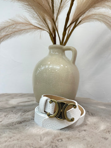 Love is Yours Belt White Small