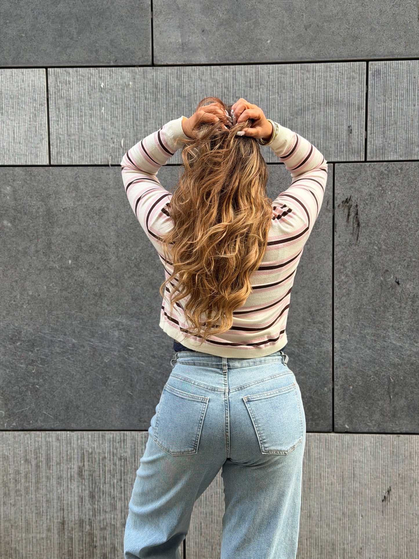 Never There Balloon Jeans Light Blue