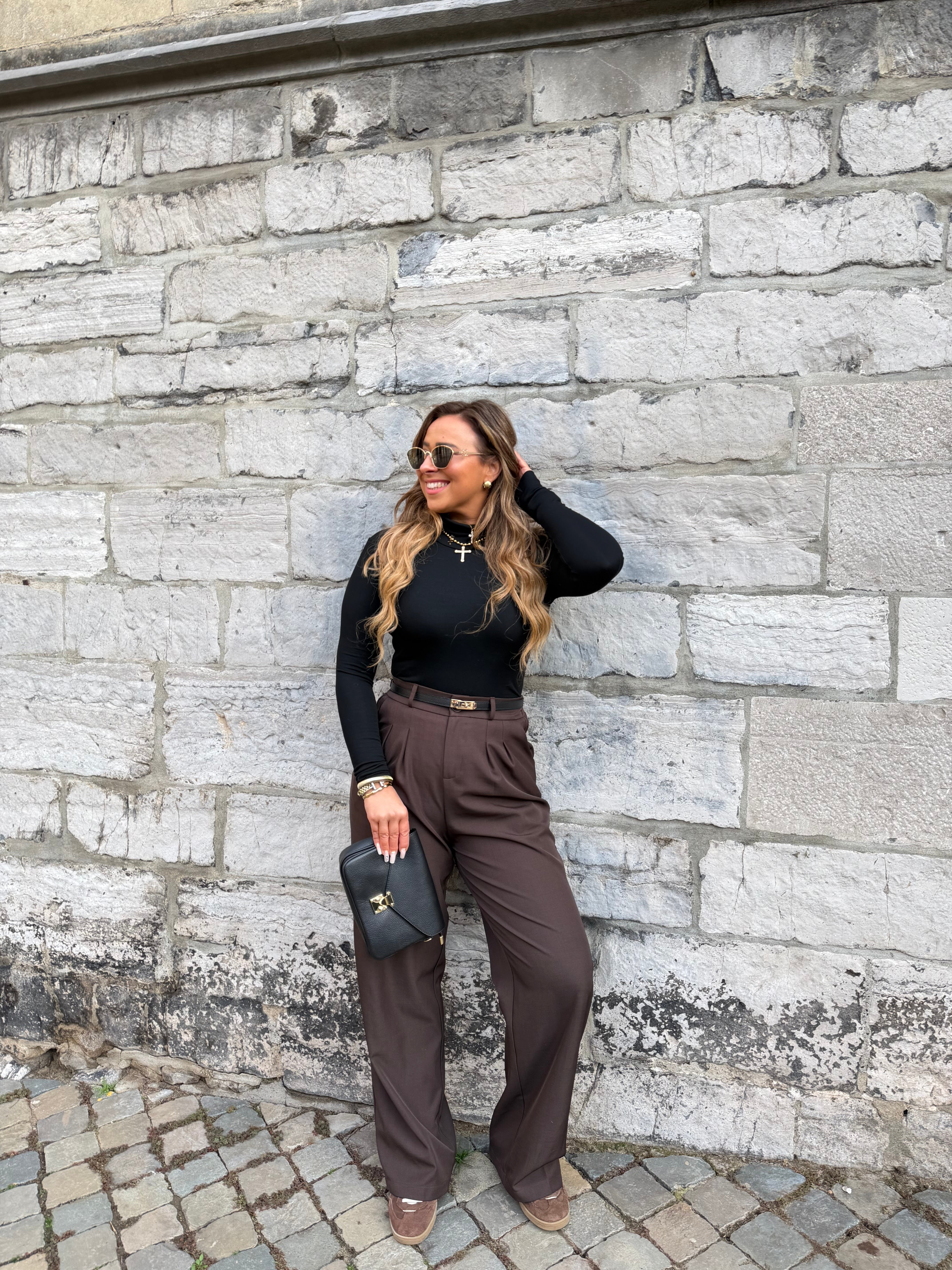 Basic Top High Neck Black - MyBajka