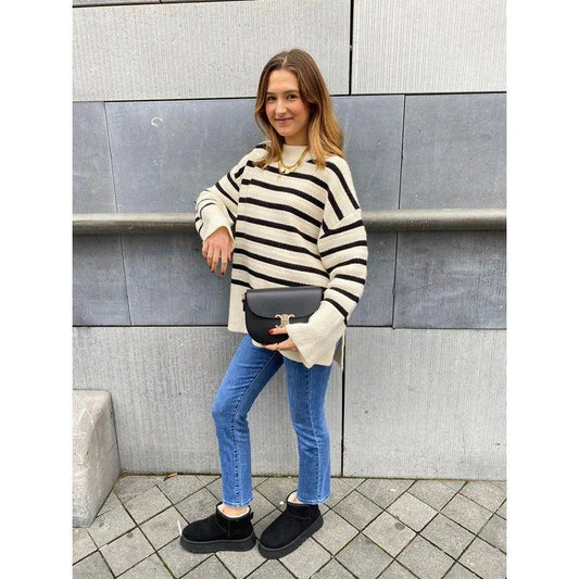 Beautiful Striped Sweater - MyBajka