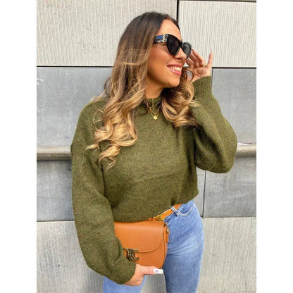 Fall Sweater Green - MyBajka