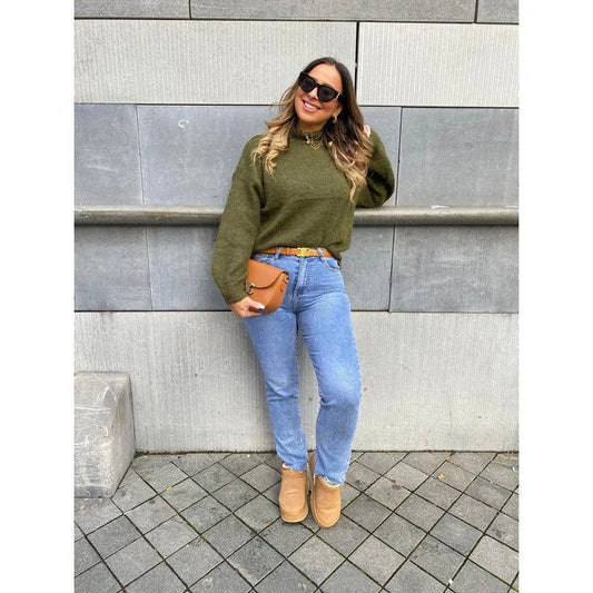 Fall Sweater Green - MyBajka