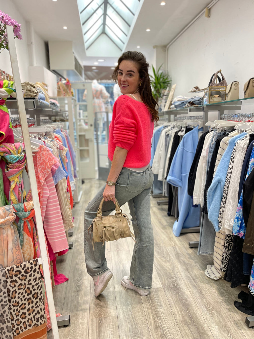 Love The Vibes Cardigan Pink - MyBajka