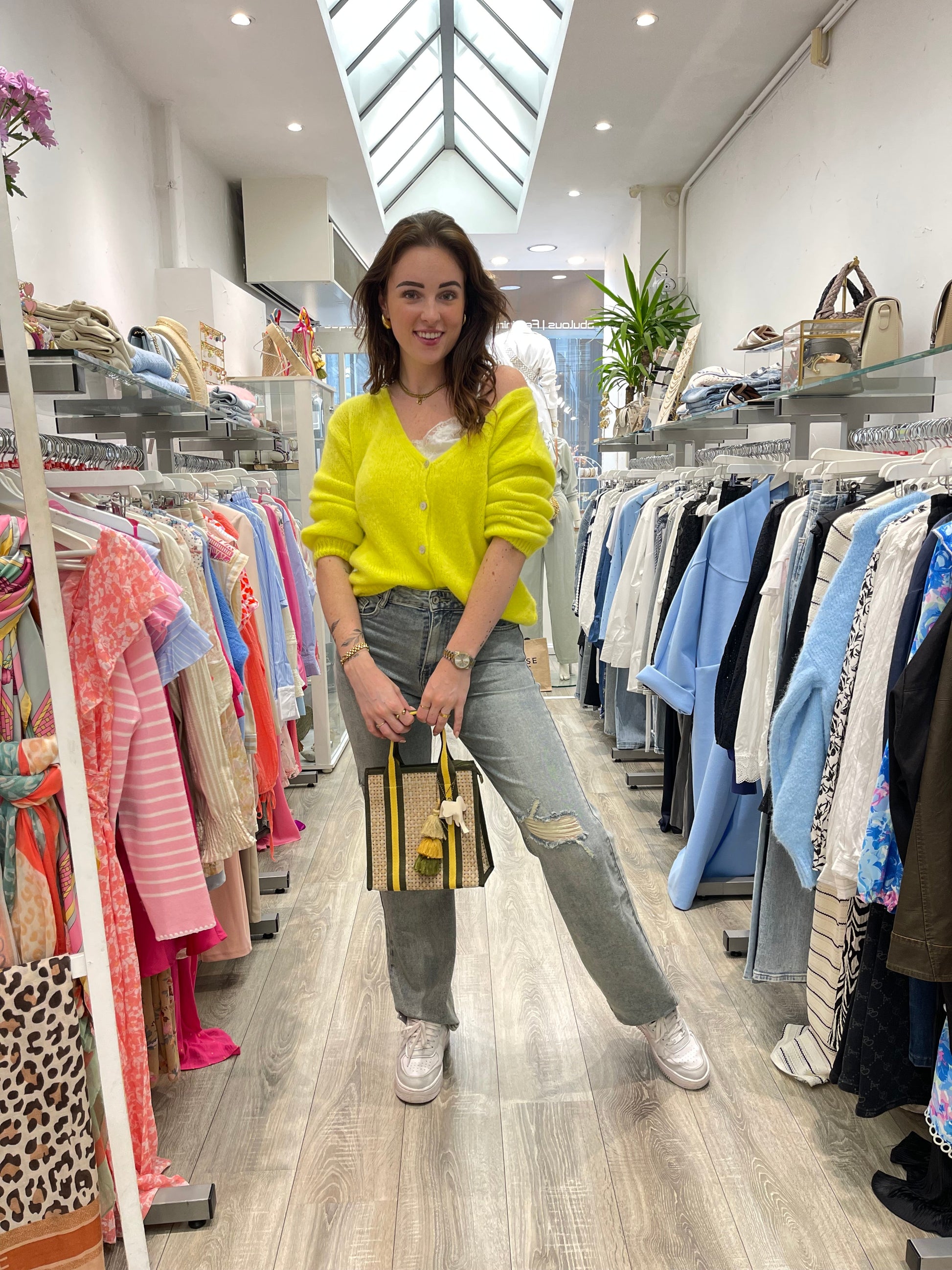 Love The Vibes Cardigan Yellow - MyBajka