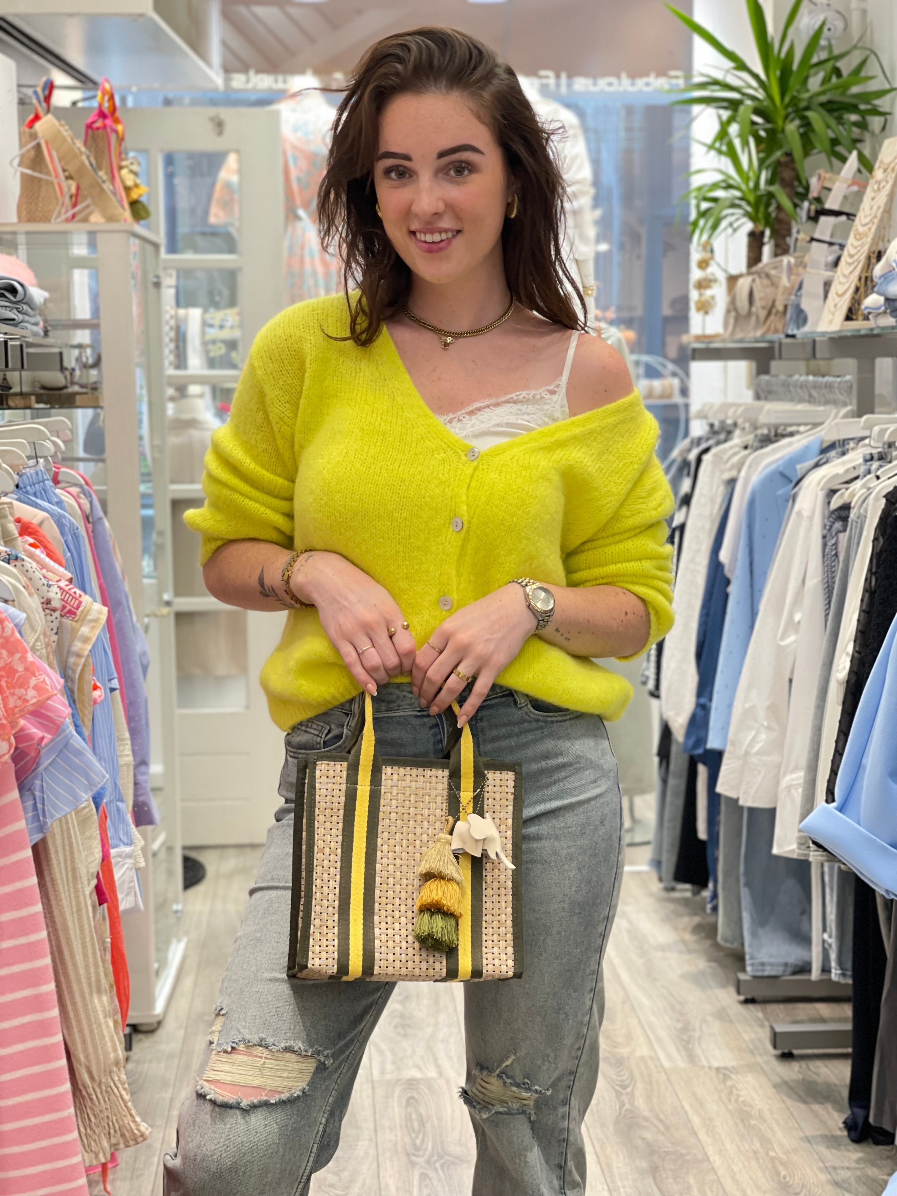 Love The Vibes Cardigan Yellow - MyBajka