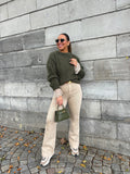 Mila Sweater Army Green - MyBajka