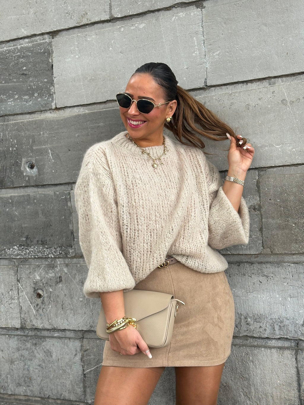 Mila Sweater Beige - MyBajka
