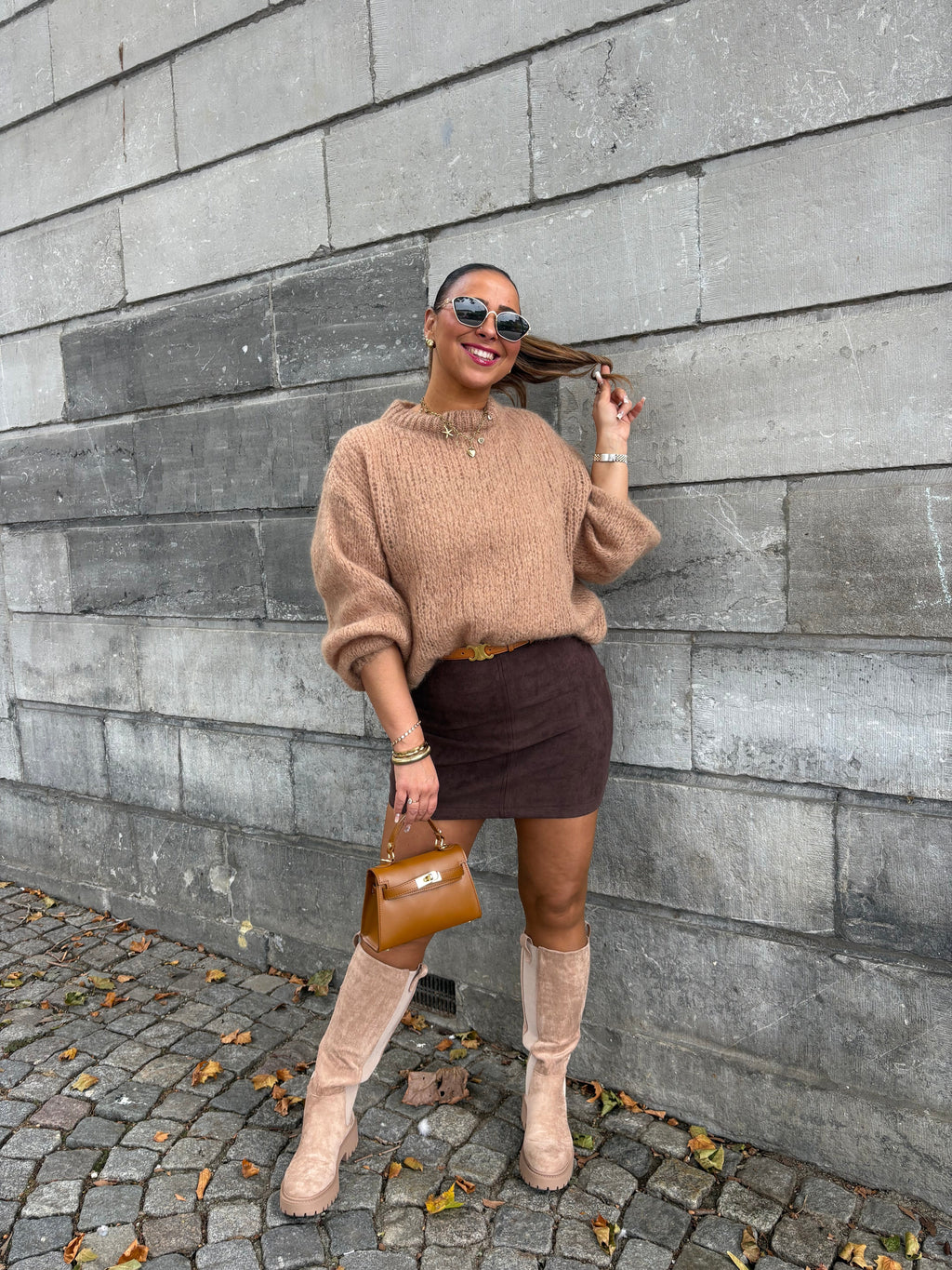 Mila Sweater Camel - MyBajka