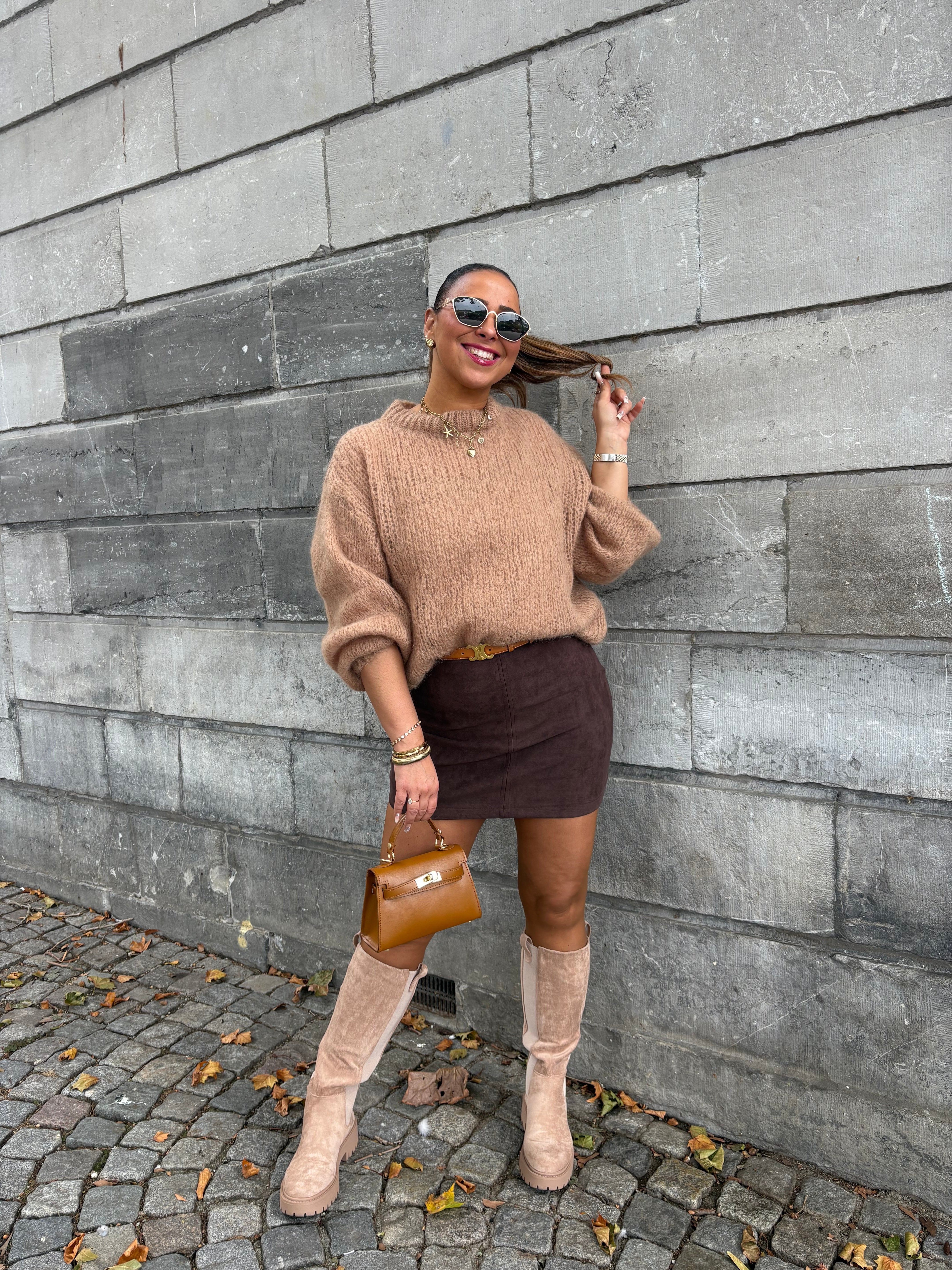Mila Sweater Camel - MyBajka