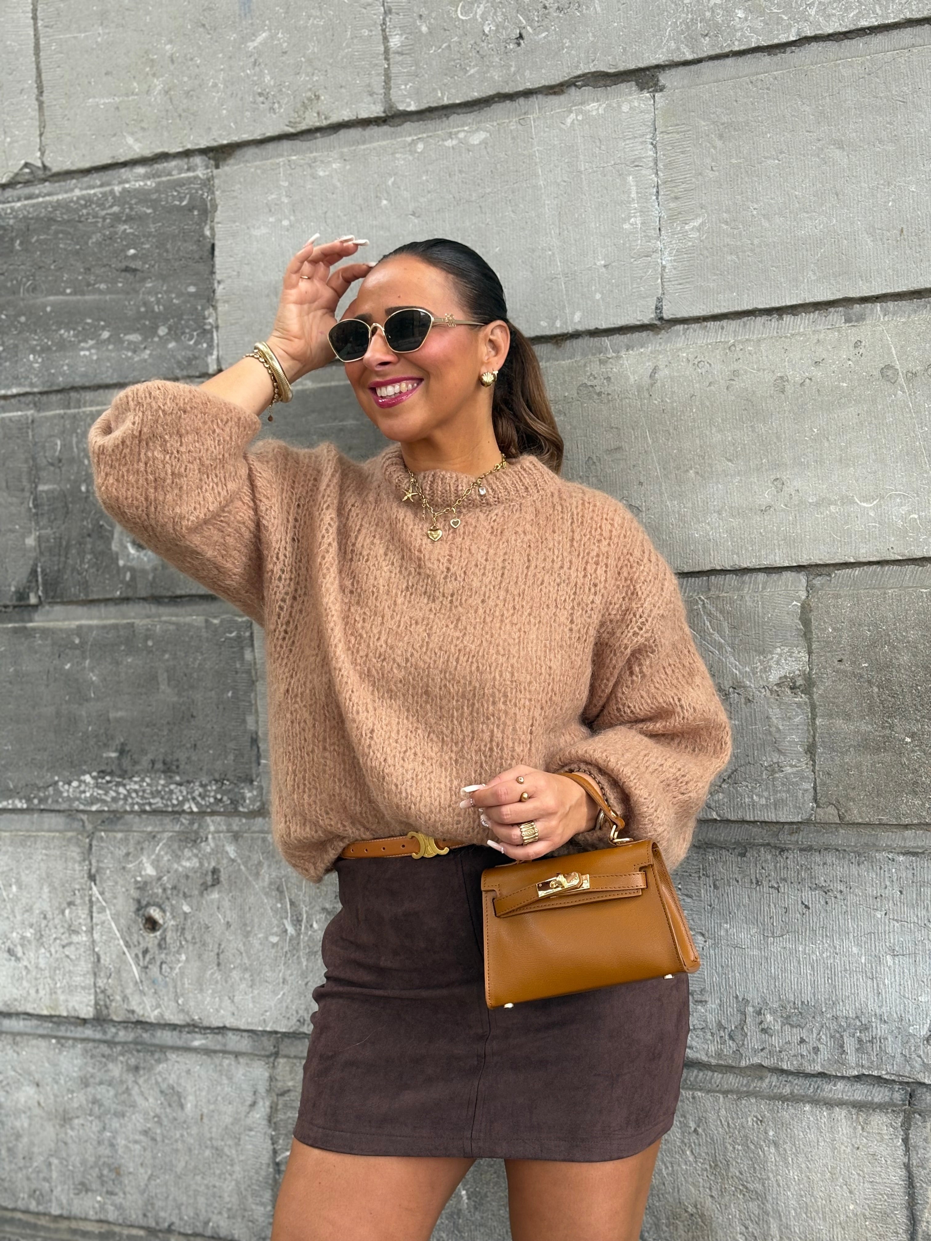 Mila Sweater Camel - MyBajka