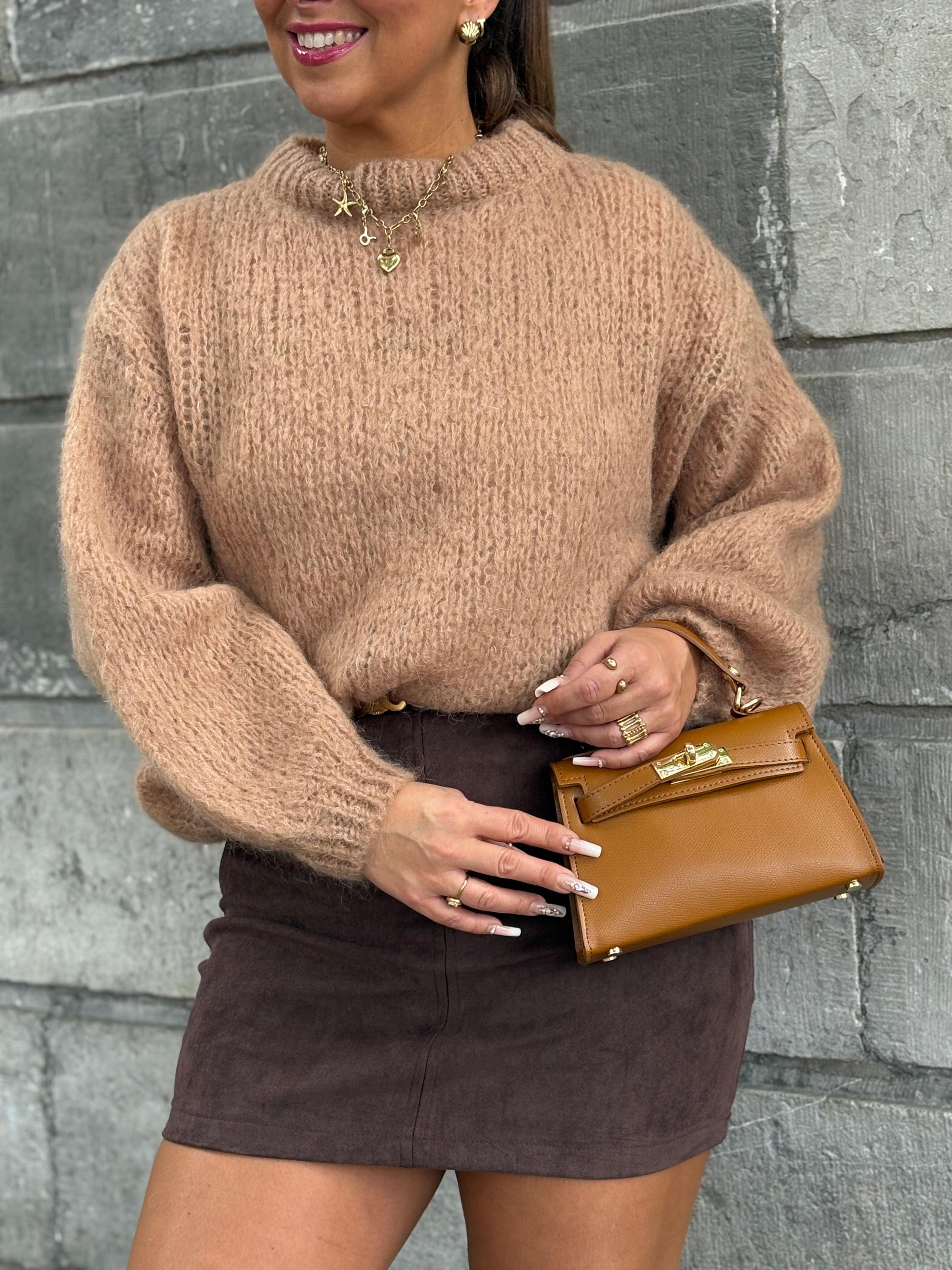 Mila Sweater Camel - MyBajka