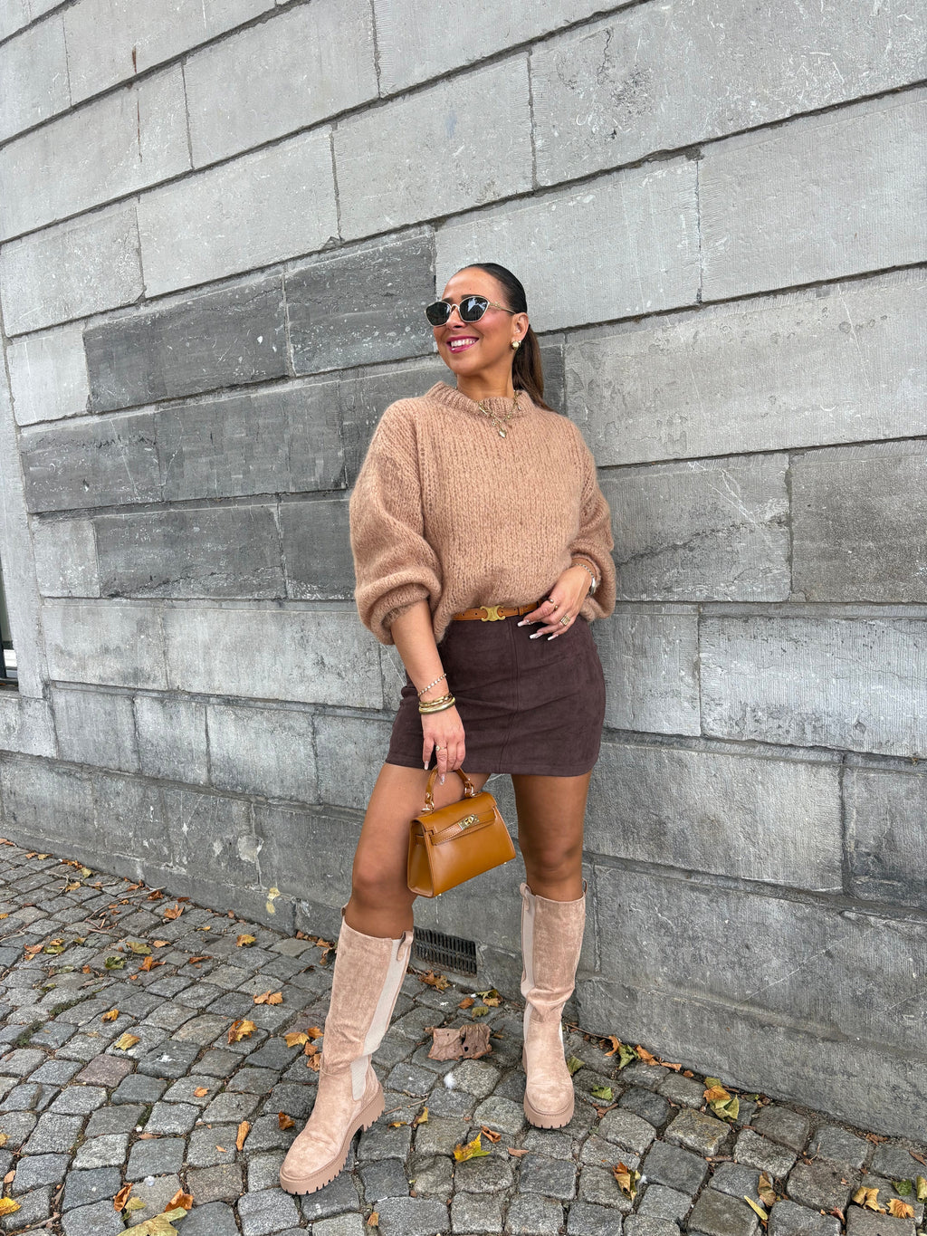 Mila Sweater Camel - MyBajka