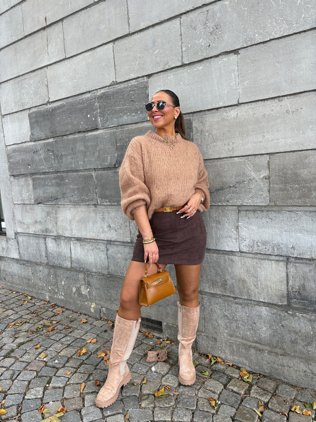 Mila Sweater Camel - MyBajka