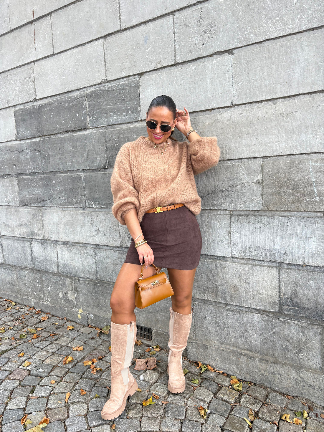 Mila Sweater Camel - MyBajka