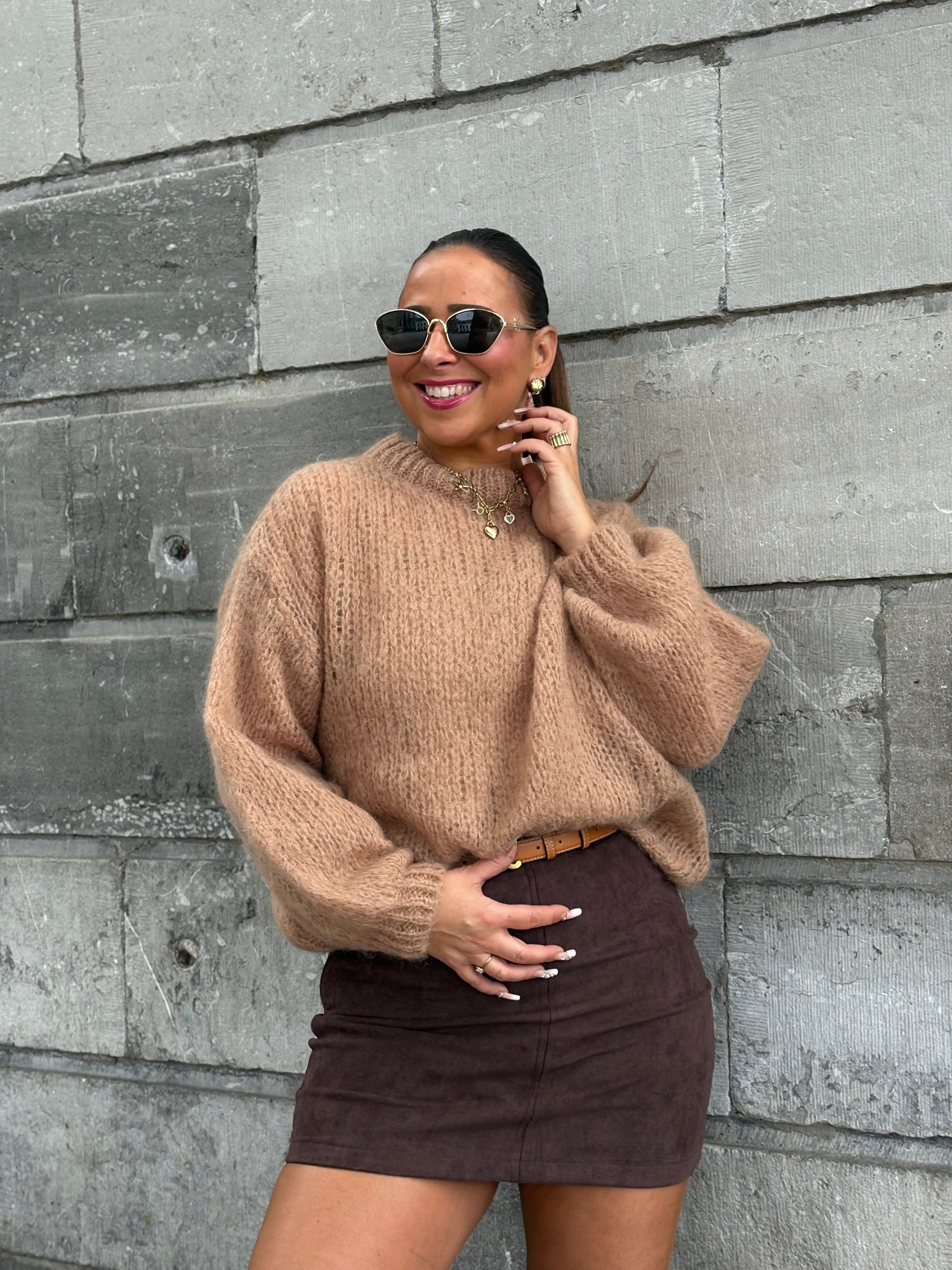 Mila Sweater Camel - MyBajka