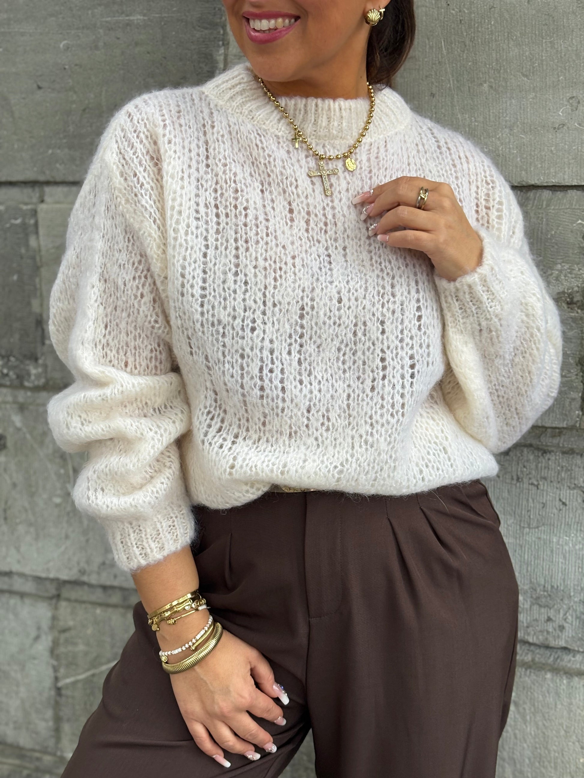 Mila Sweater Off White - MyBajka
