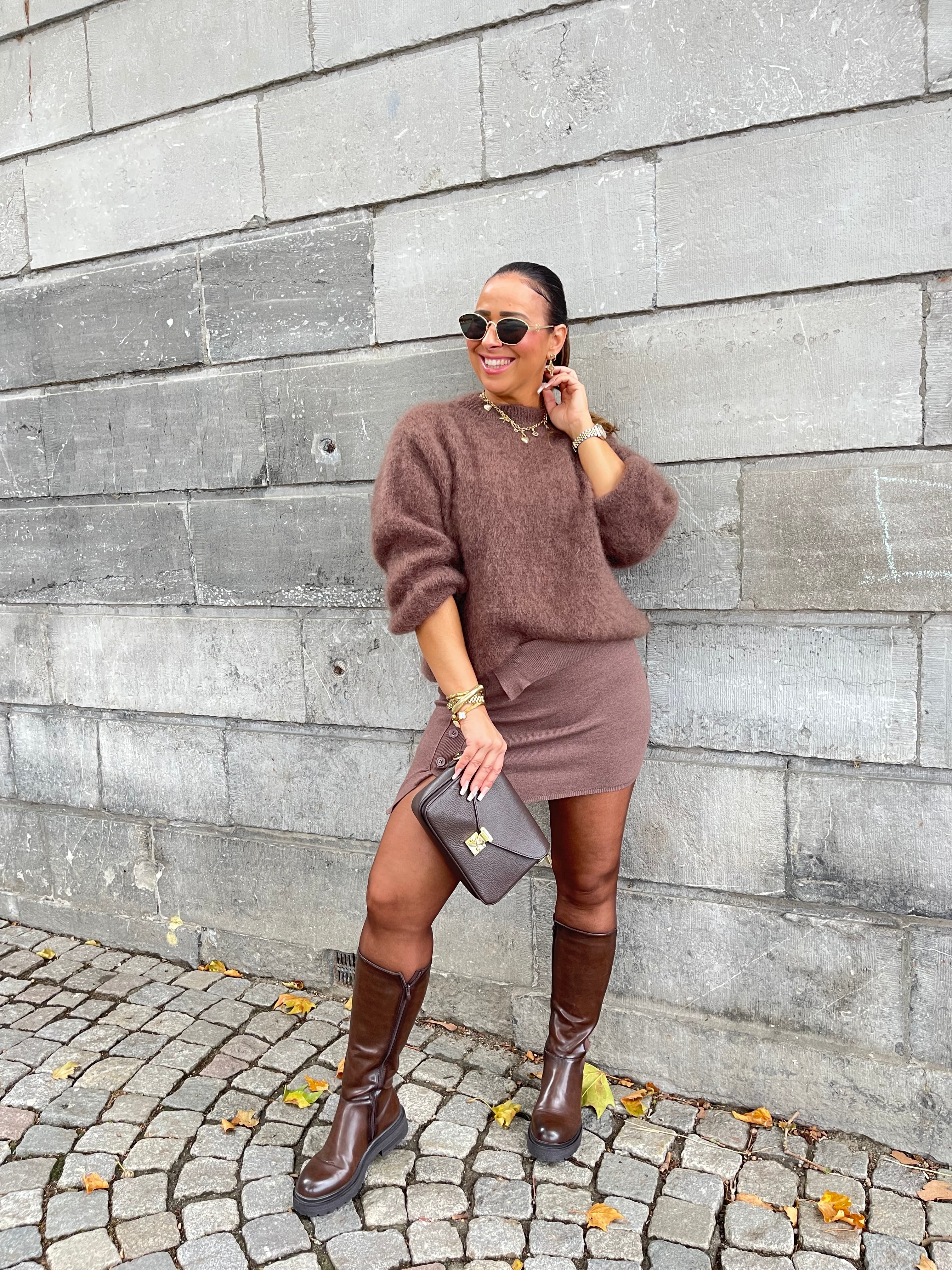 My Precious Fall Skirt Brown - MyBajka