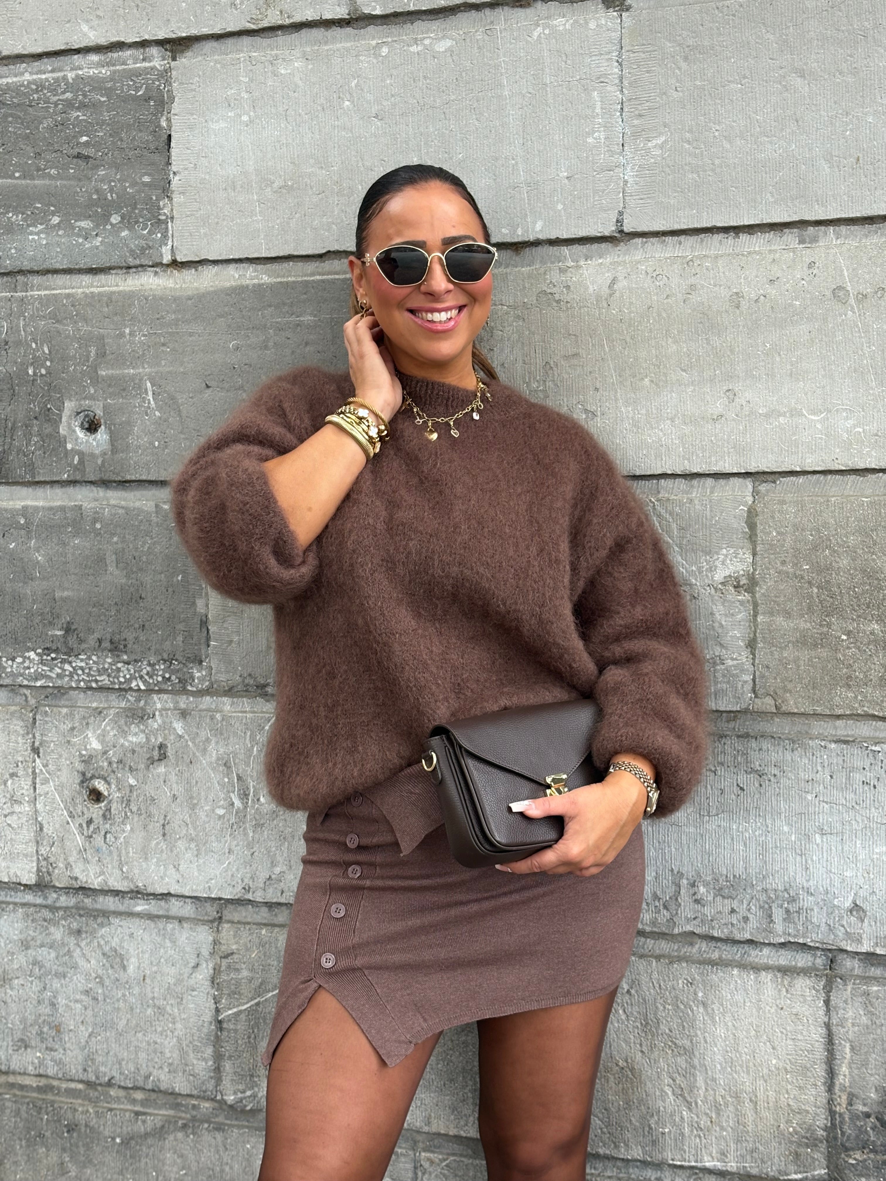 My Precious Fall Skirt Brown - MyBajka