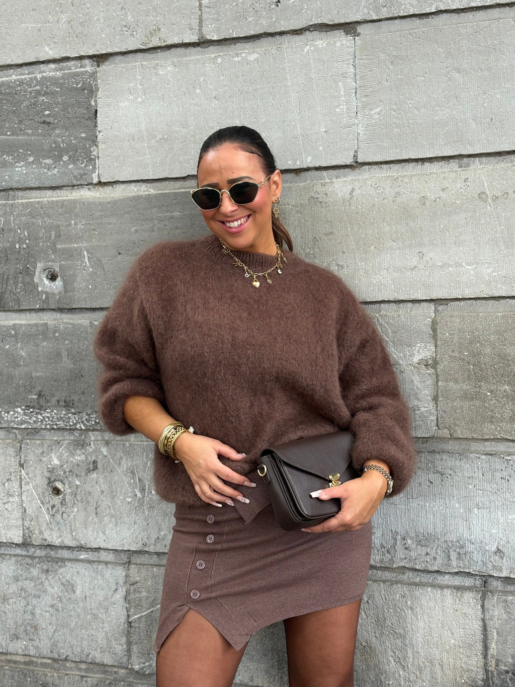 My Precious Fall Skirt Brown - MyBajka