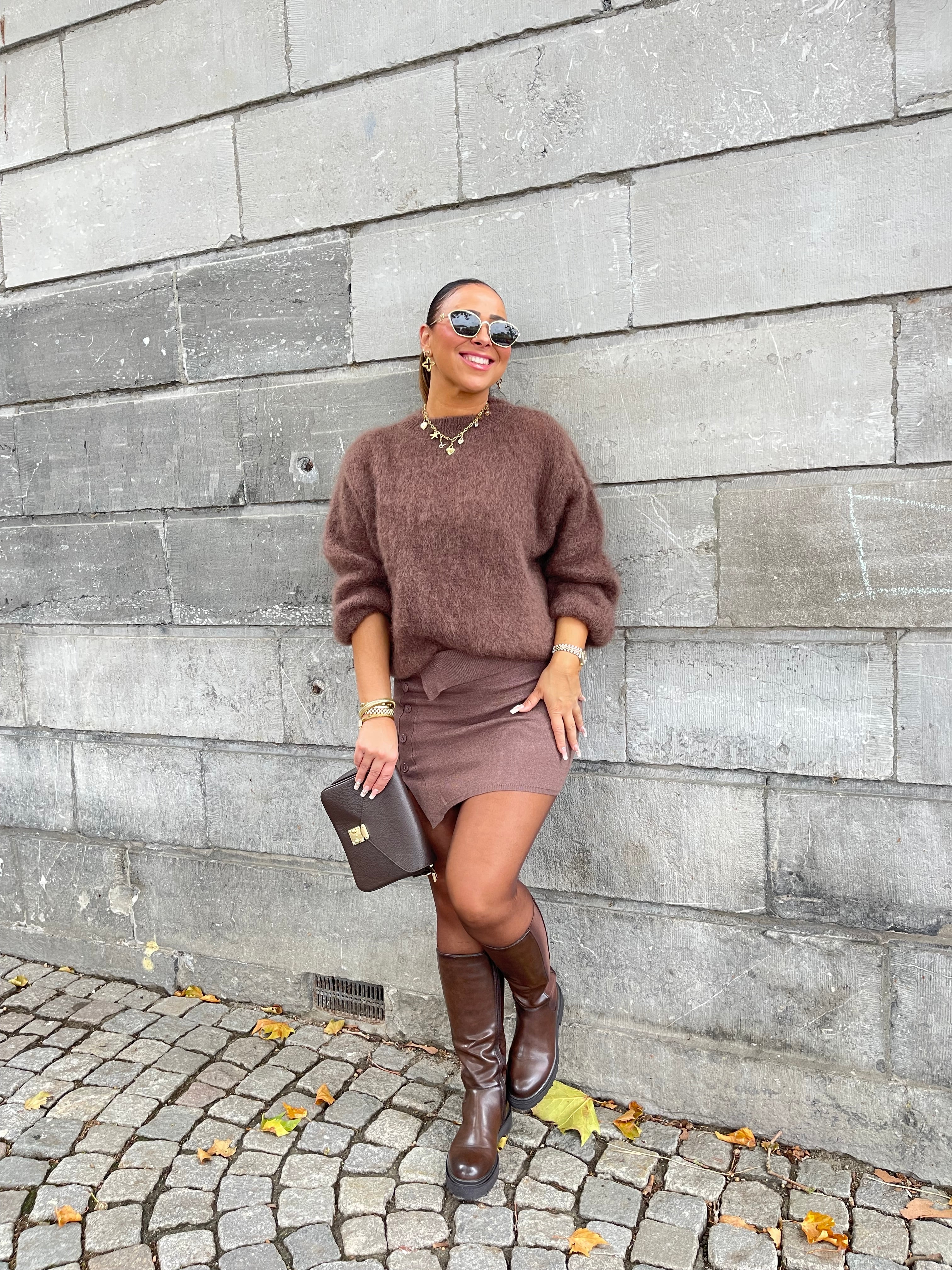 My Precious Fall Skirt Brown - MyBajka