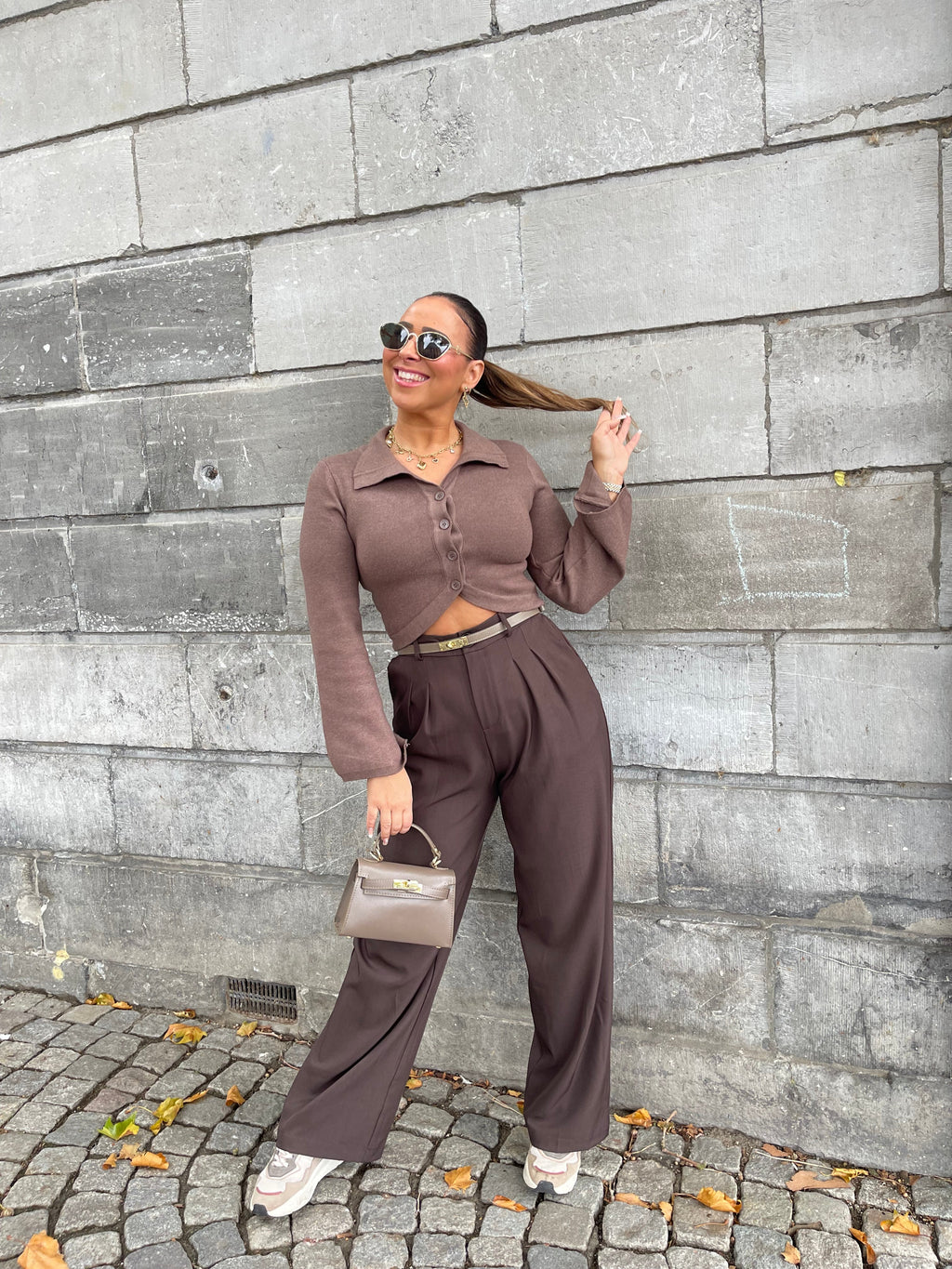 My Precious Fall Top Brown - MyBajka