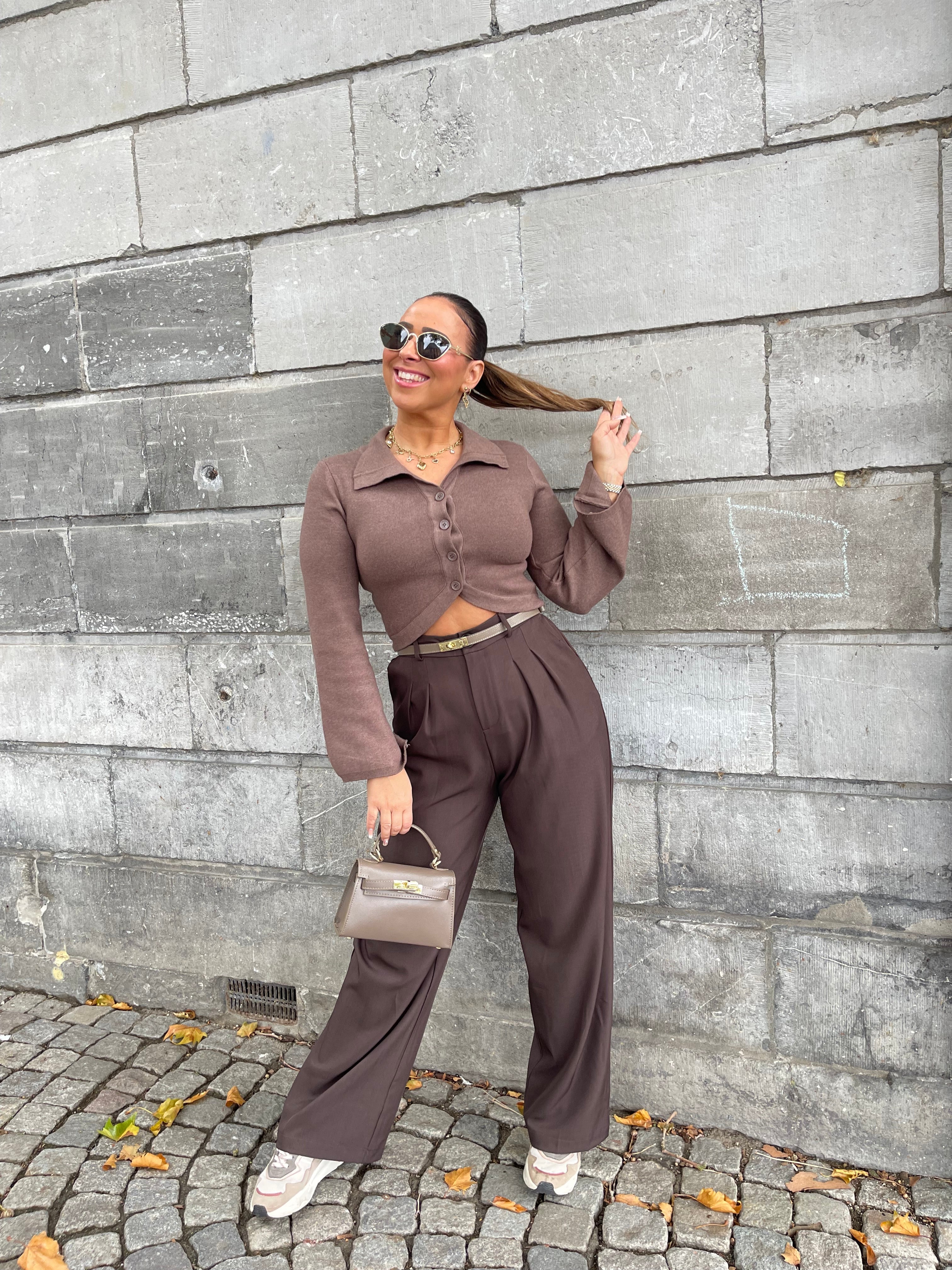 My Precious Fall Top Brown - MyBajka