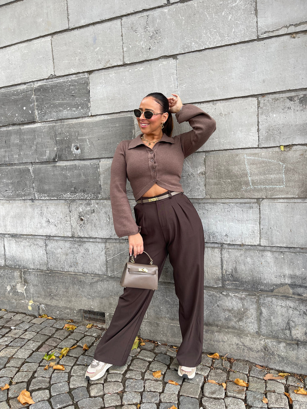 My Precious Fall Top Brown - MyBajka