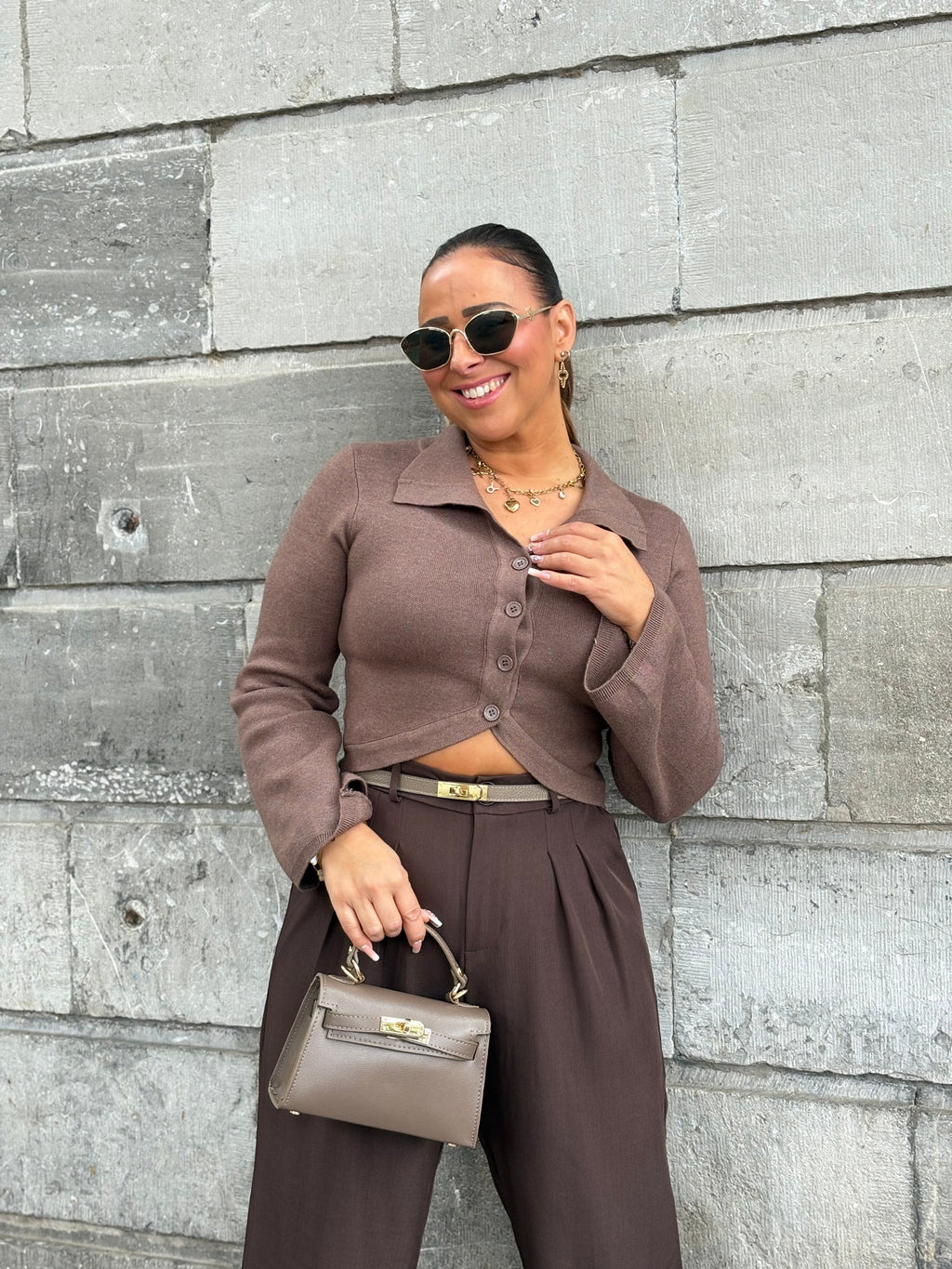 My Precious Fall Top Brown - MyBajka