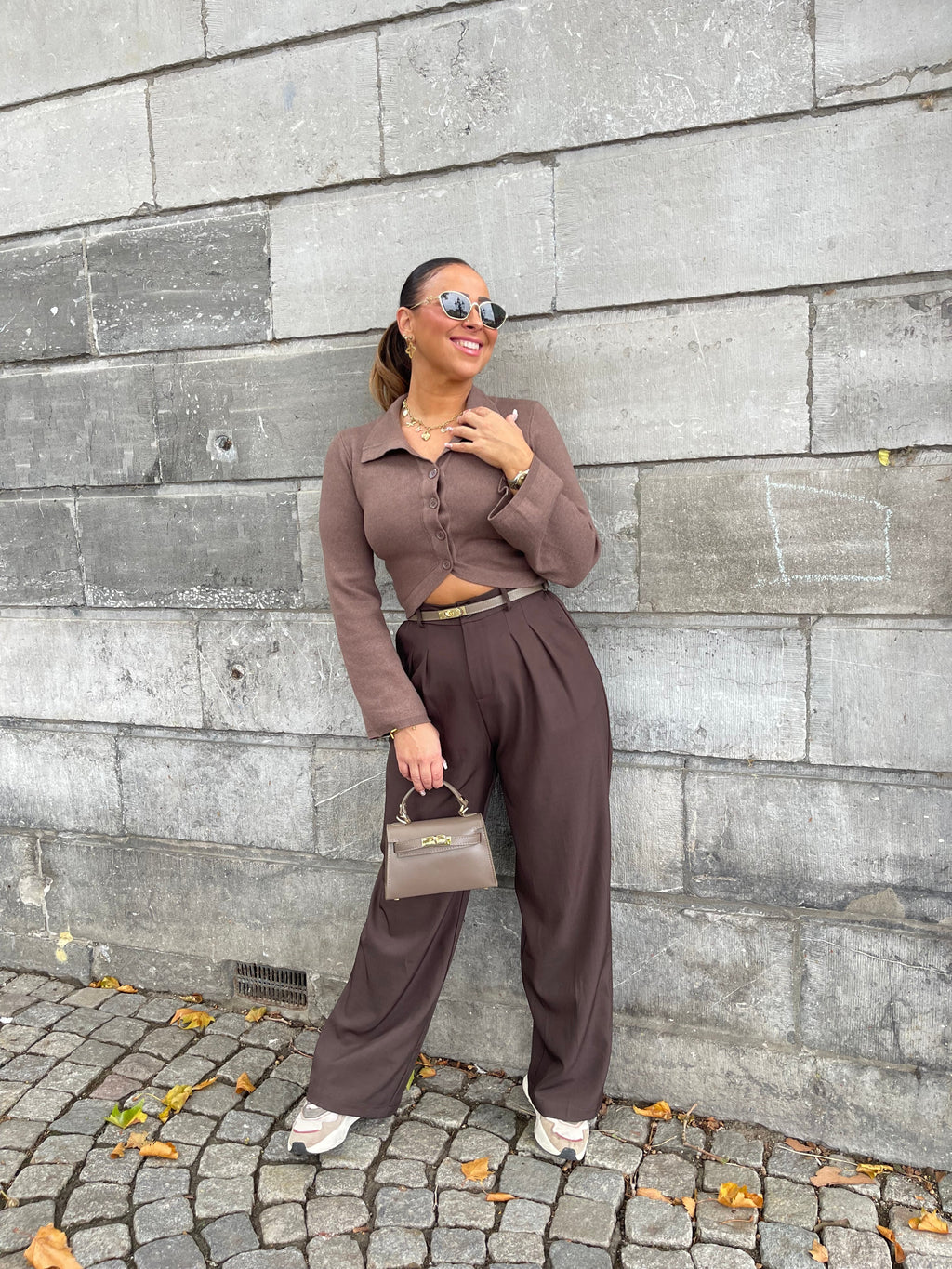 My Precious Fall Top Brown - MyBajka