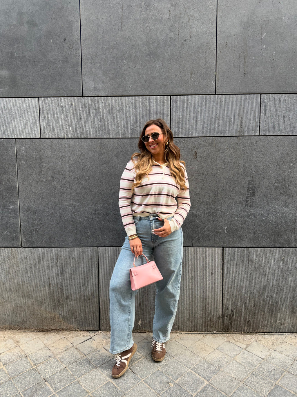 Never There Balloon Jeans Light Blue - MyBajka