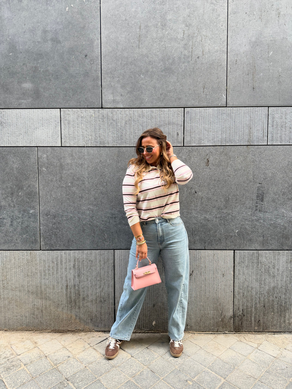 Never There Balloon Jeans Light Blue - MyBajka