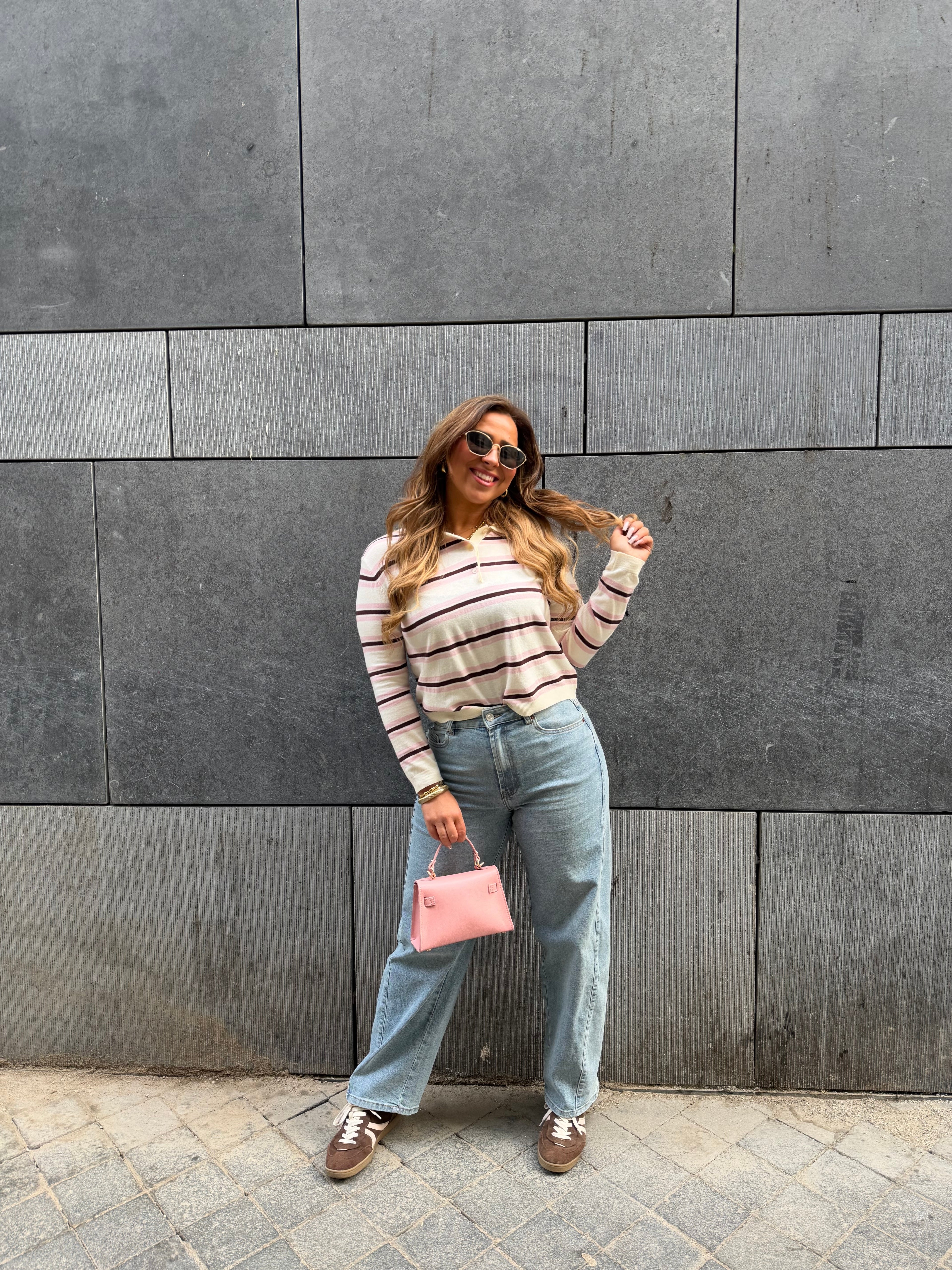 Never There Balloon Jeans Light Blue - MyBajka