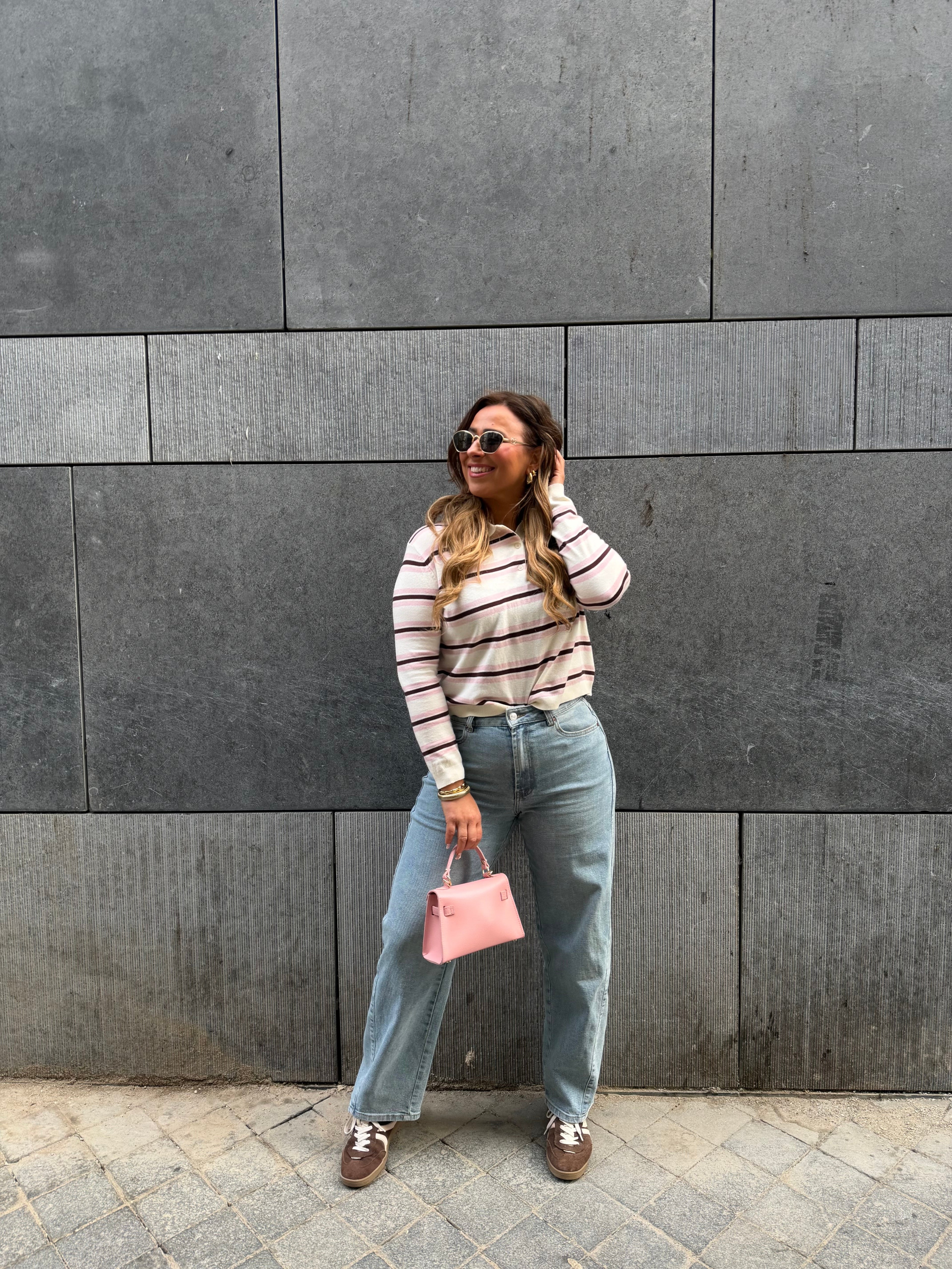 Never There Balloon Jeans Light Blue - MyBajka