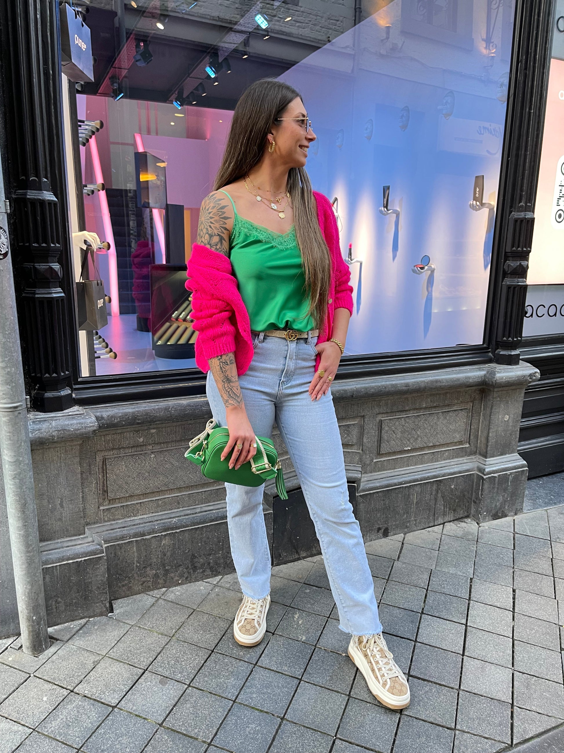 The Perfect Top Apple Green - MyBajka